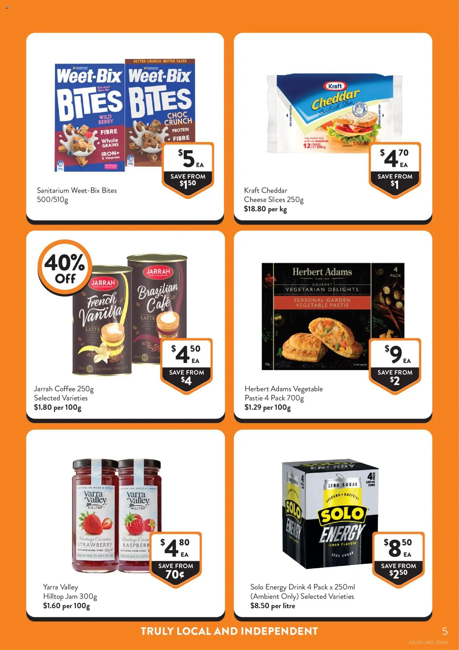 Foodworks catalogue