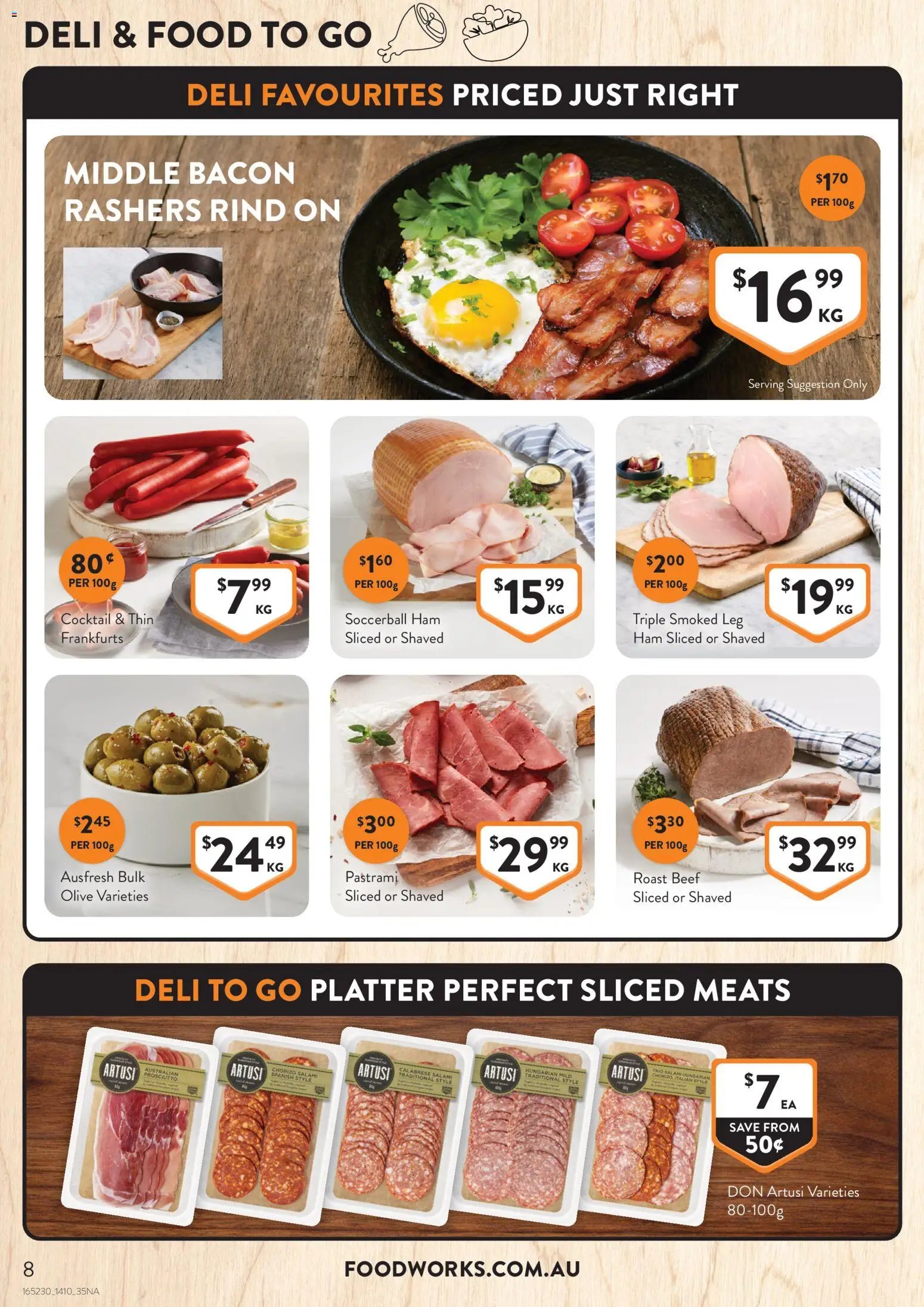 Foodworks catalogue