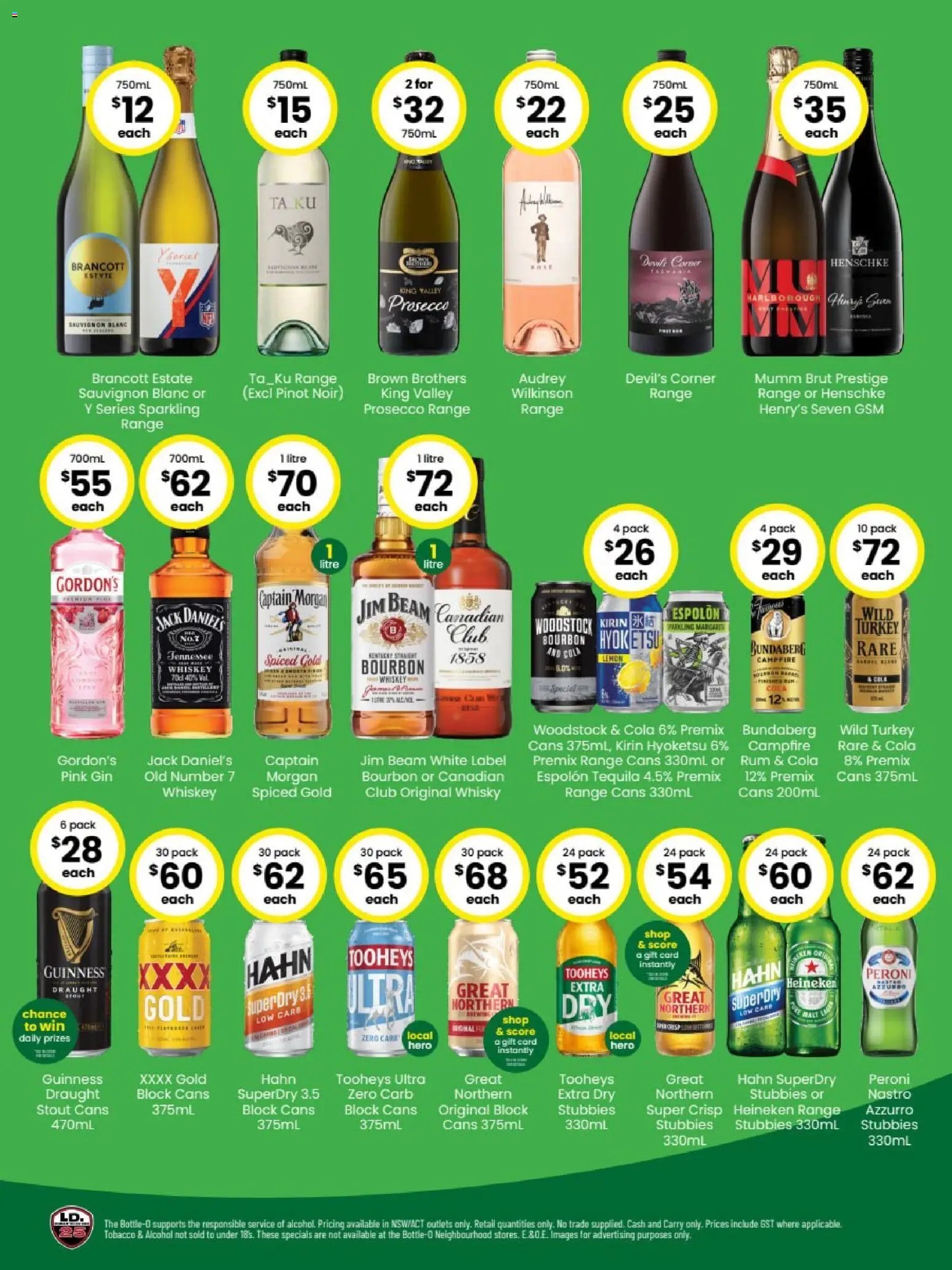 The Bottle-O catalogue Abbotsbury