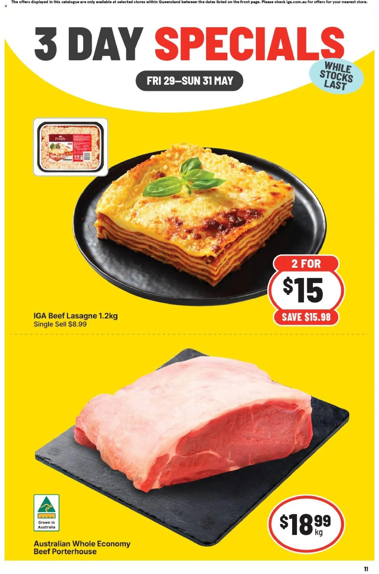 IGA catalogue 3 day special QLD (2026-05-29 - 2026-05-31) | 1