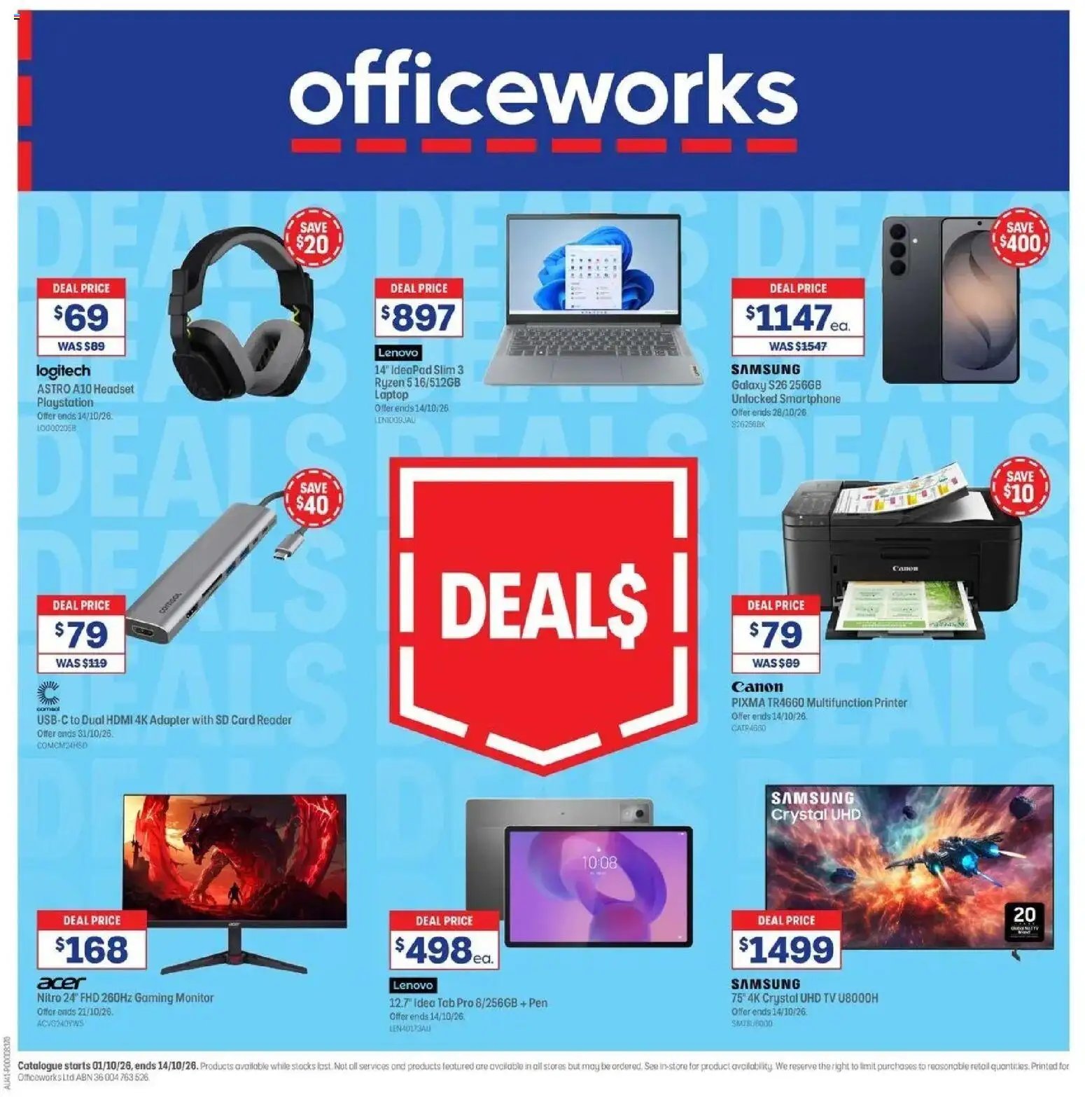 Officeworks catalogue