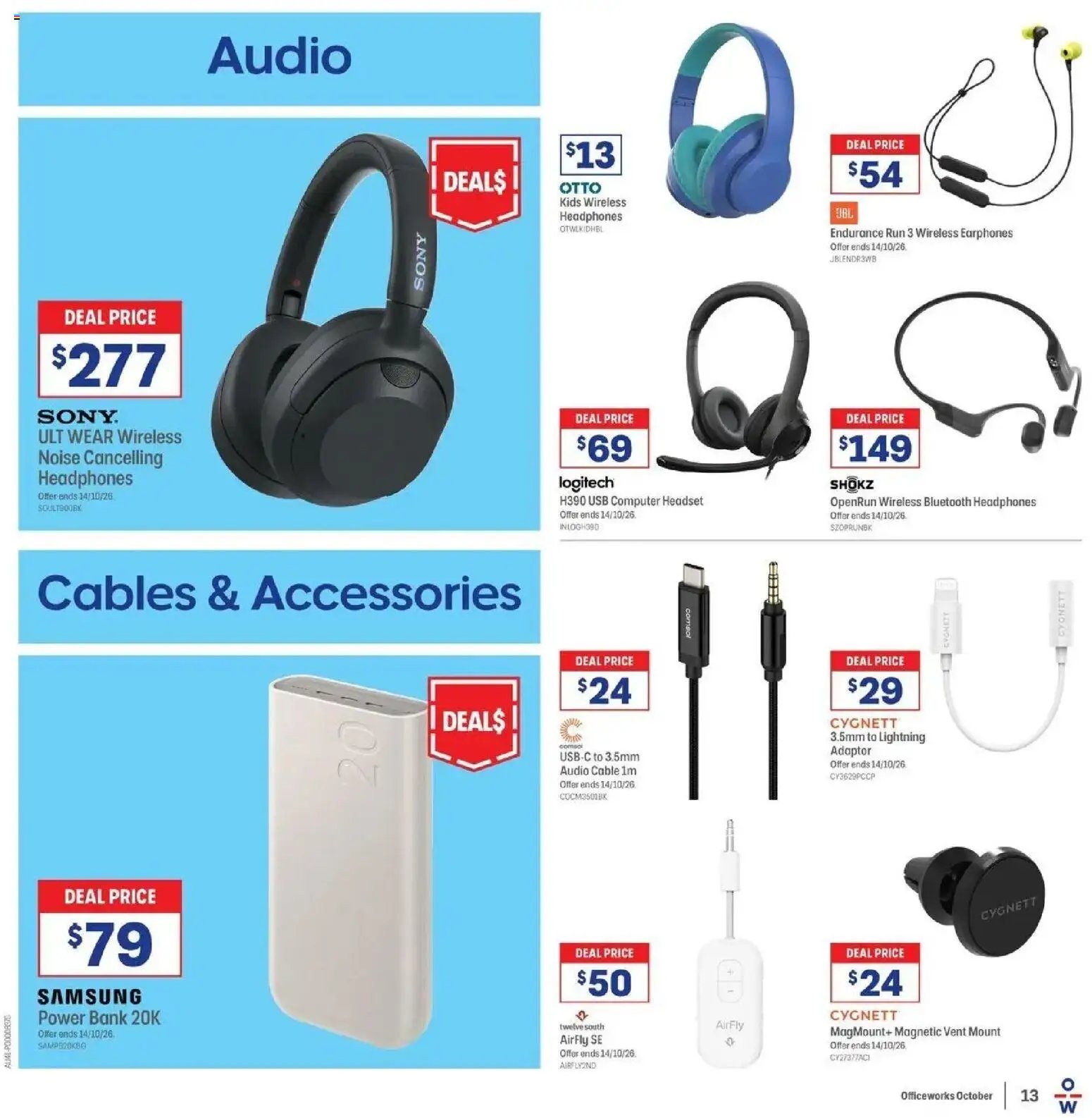 Officeworks catalogue