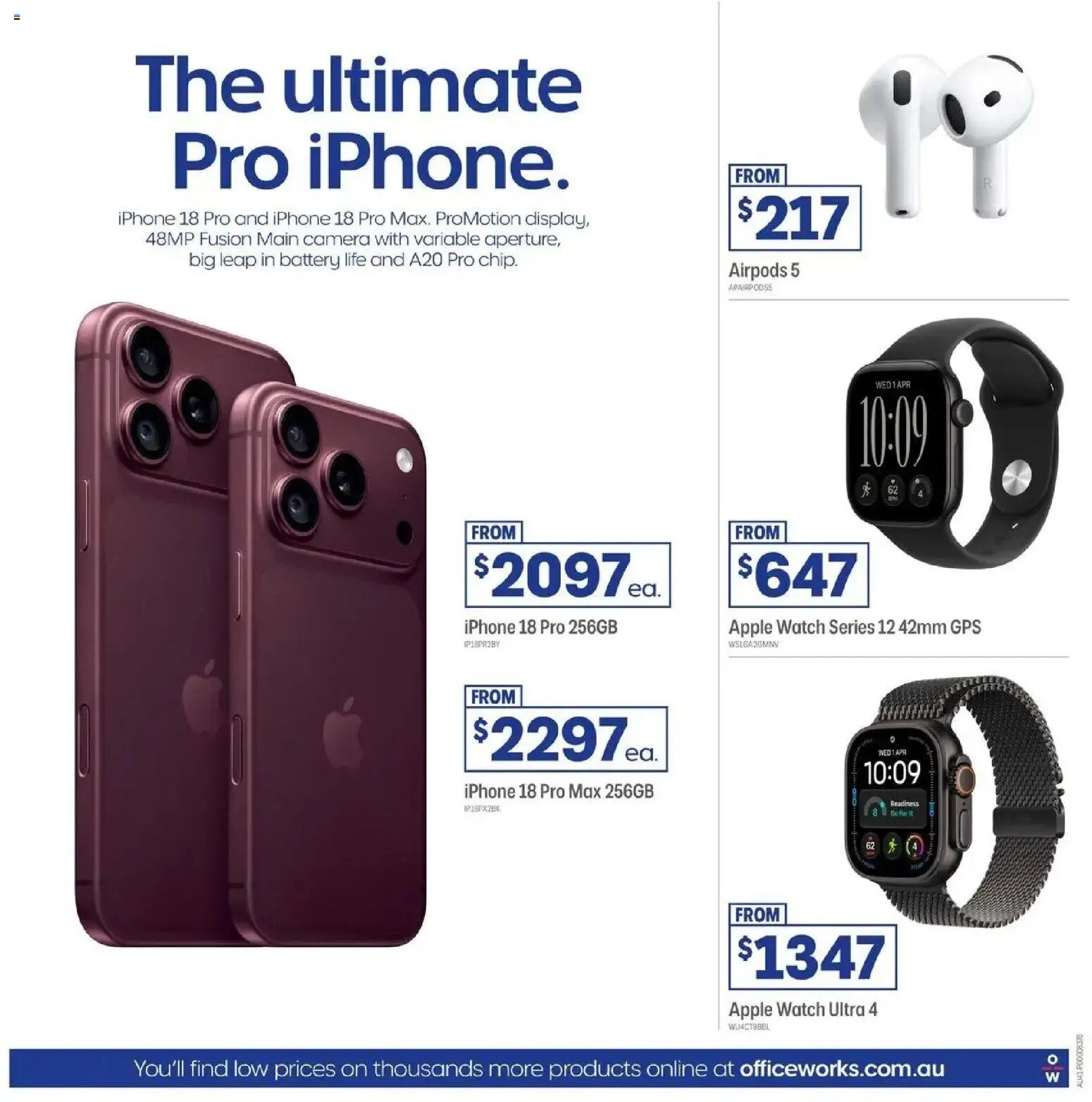 Officeworks catalogue