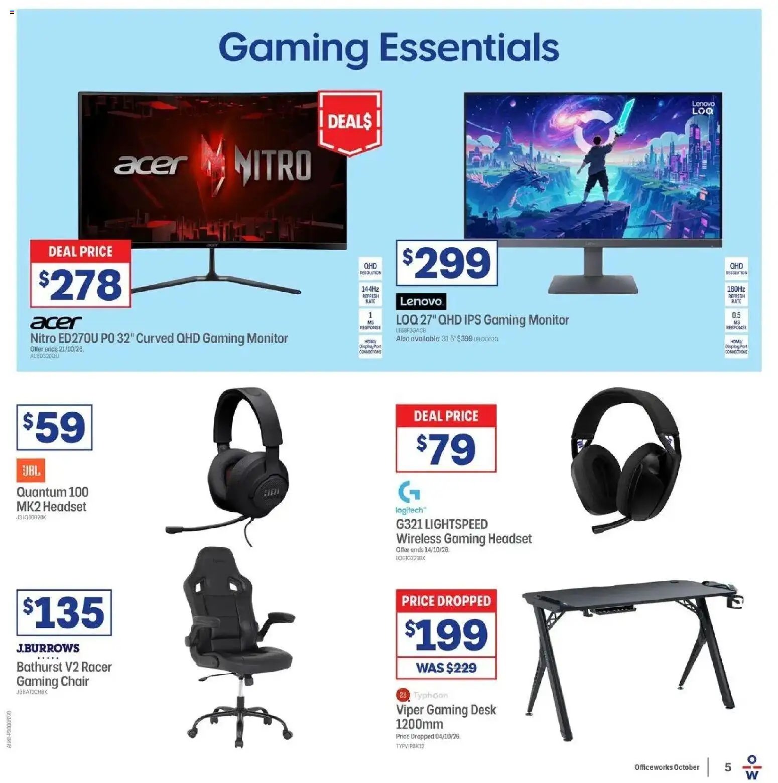 Officeworks catalogue