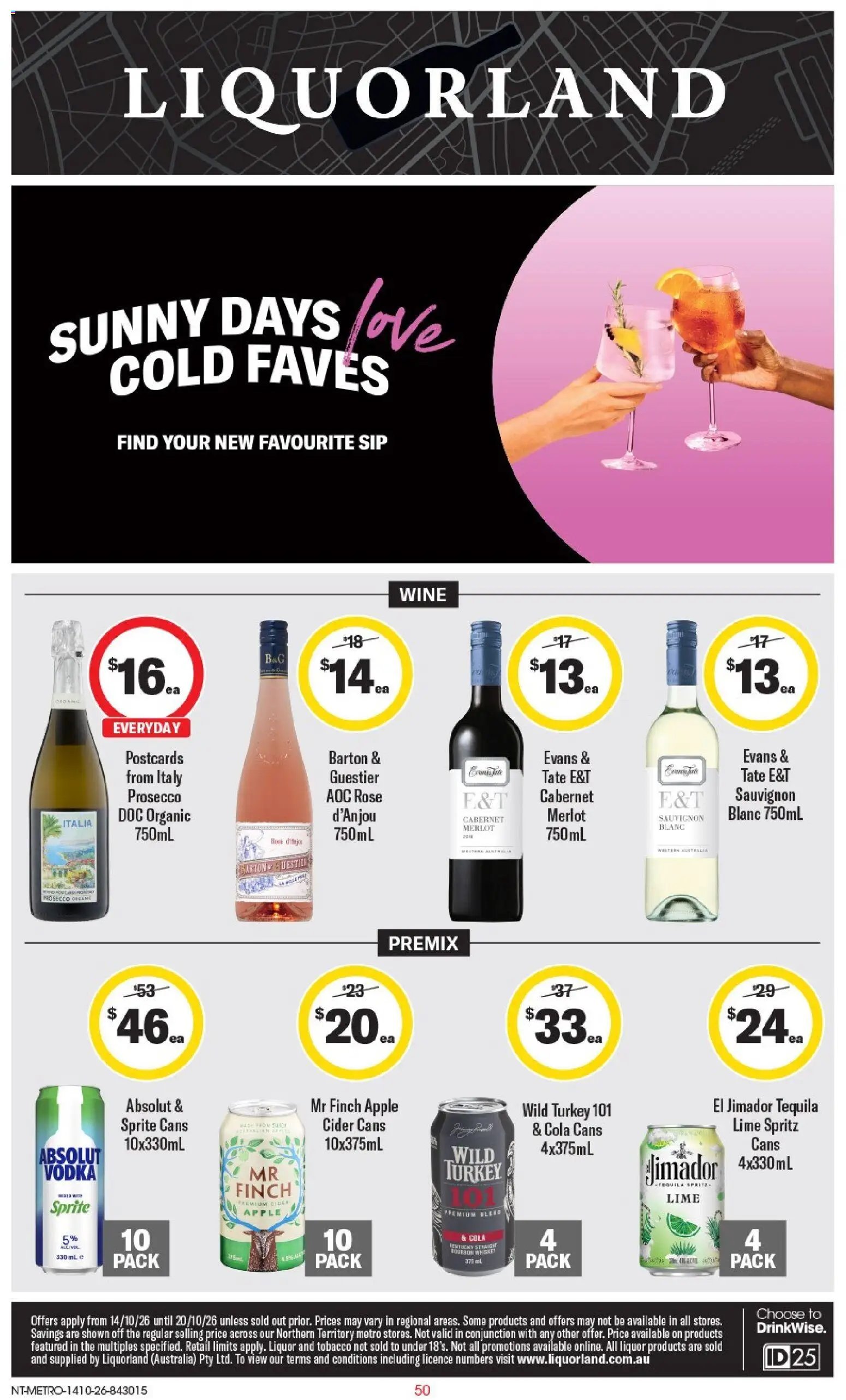 Liquorland catalogue NT