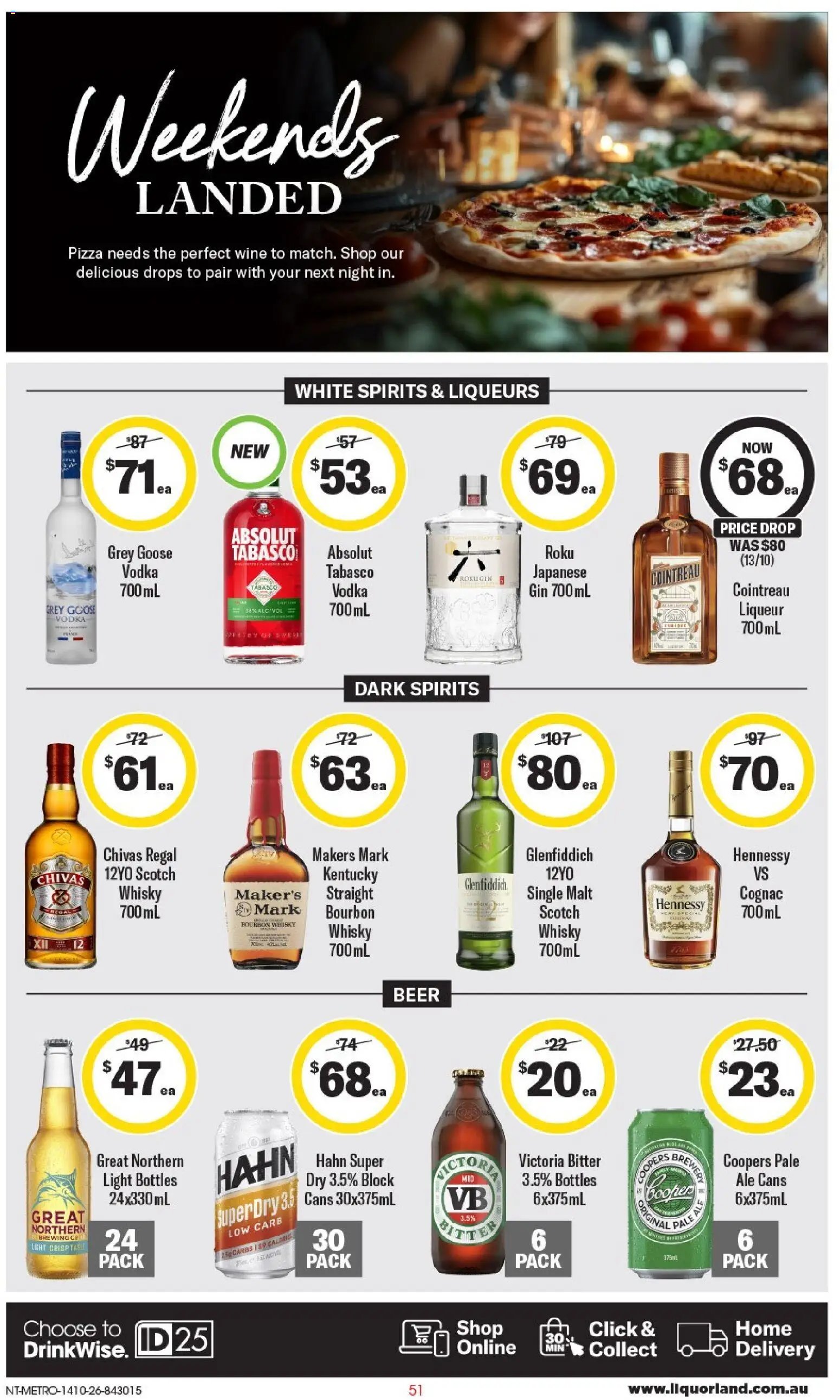 Liquorland catalogue NT