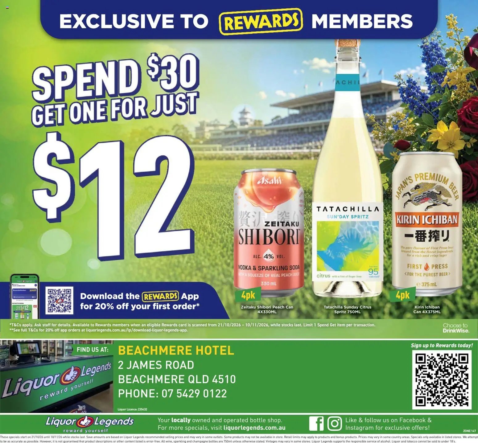 Liquor Legends catalogue Beachmere
