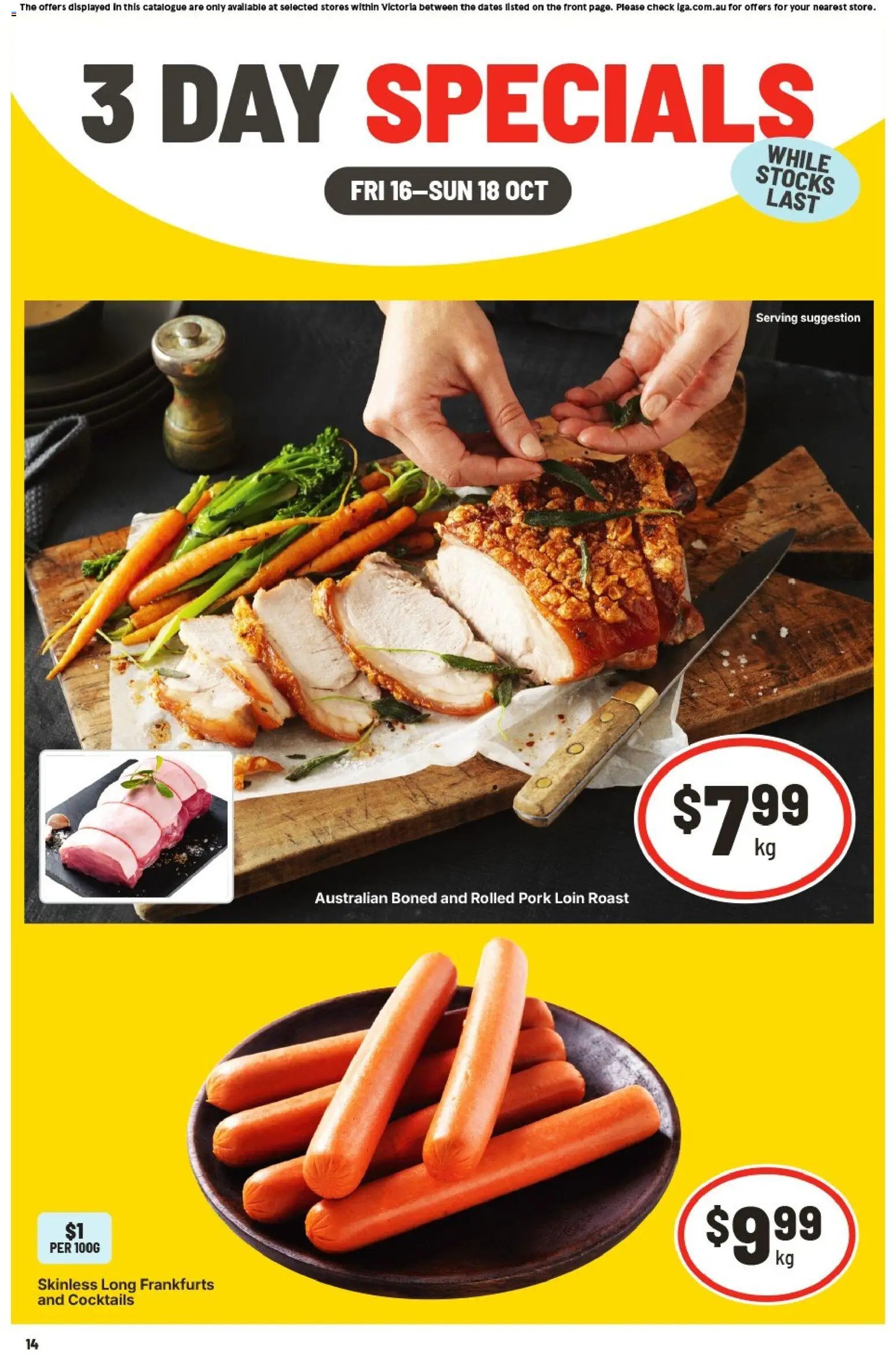 IGA 3 Day Specials VIC