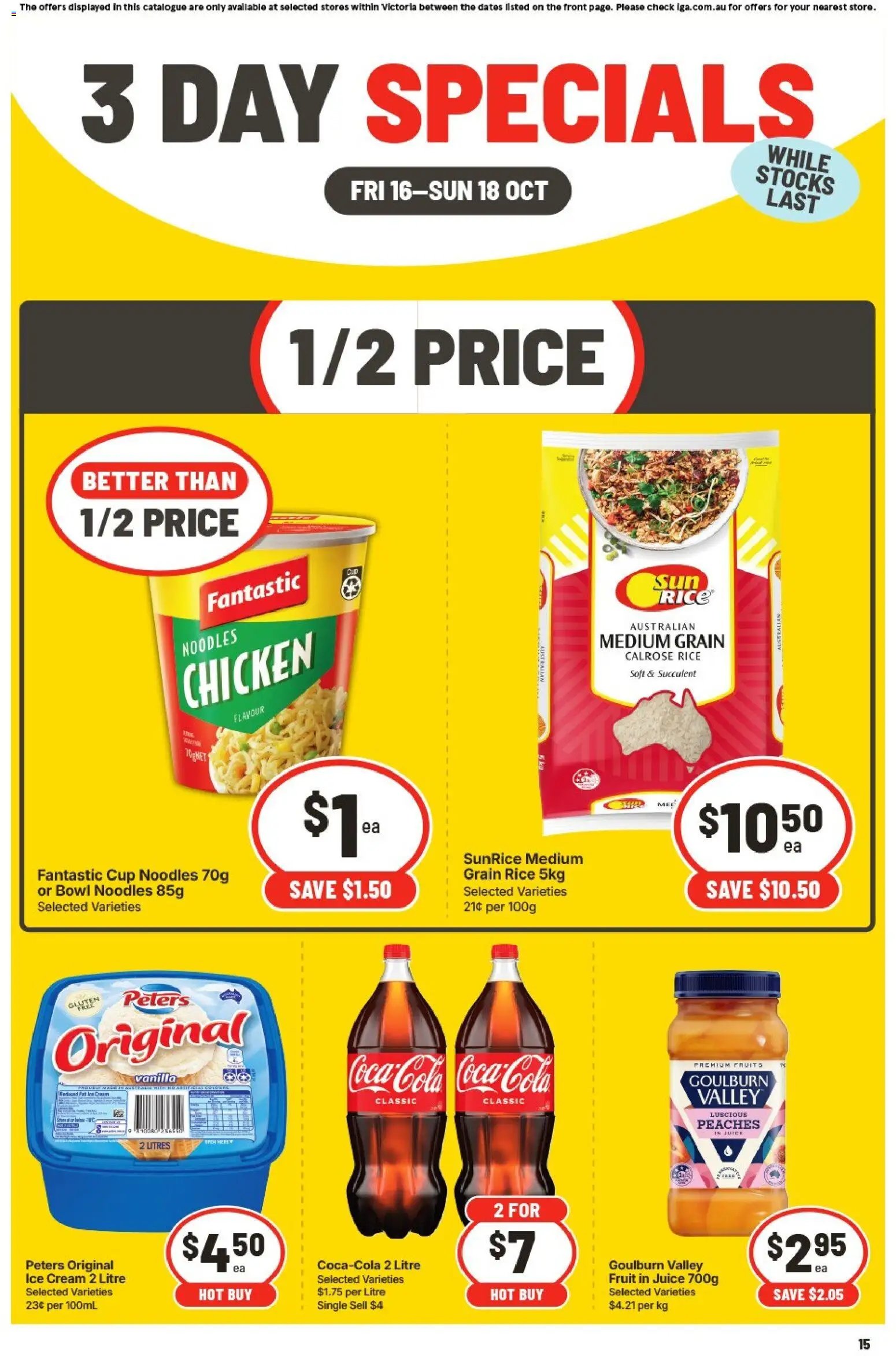 IGA 3 Day Specials VIC