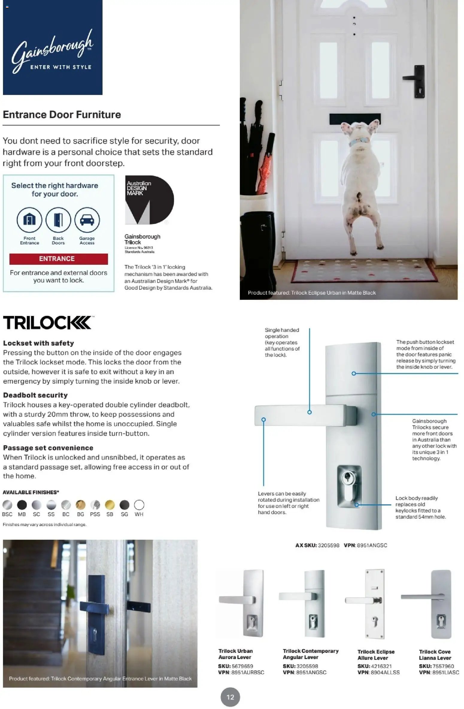 Mitre 10 Door & Door Furniture E-selection Guide 2025 (2026-02-05 - 2027-02-28) | 12