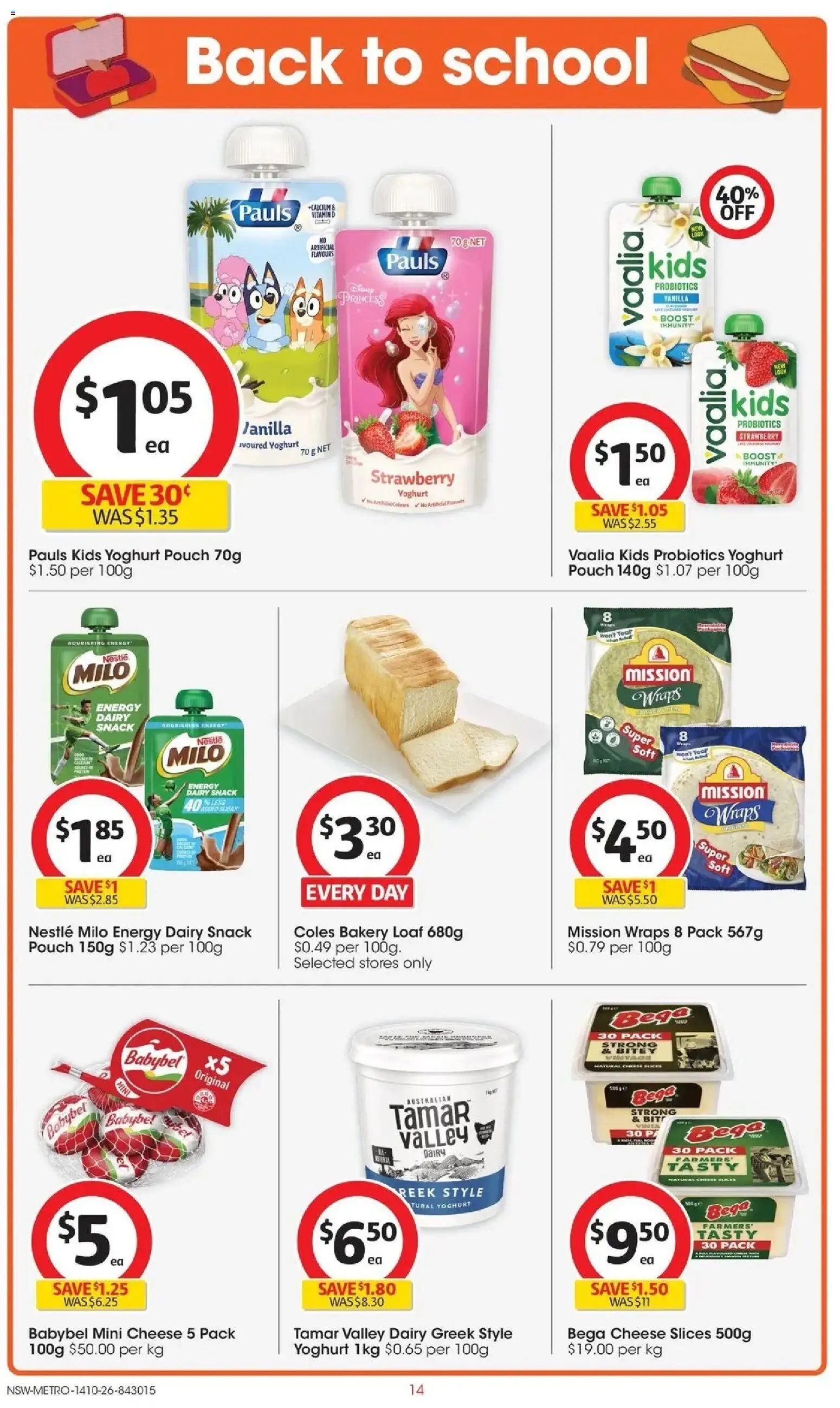 Coles catalogue NSW