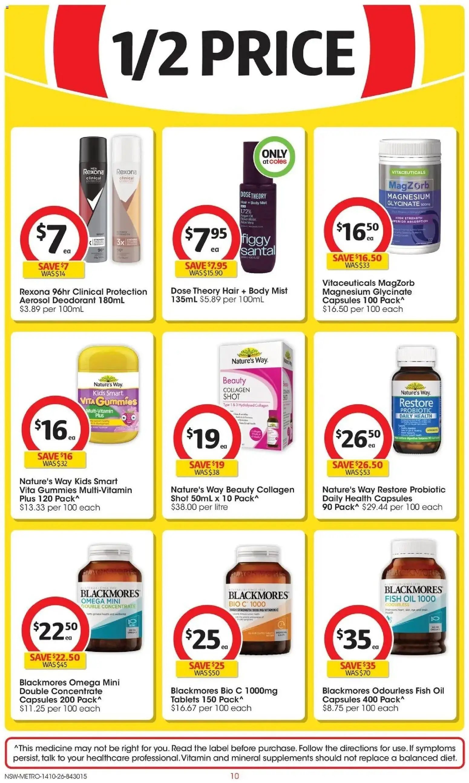 Coles catalogue NSW