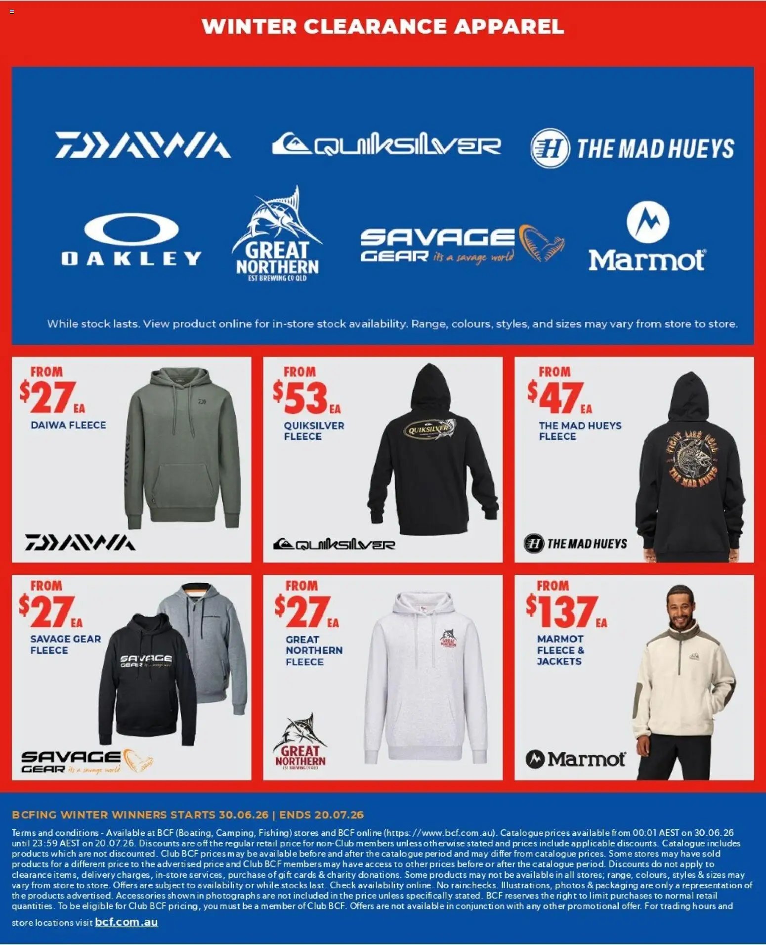 BCF catalogue