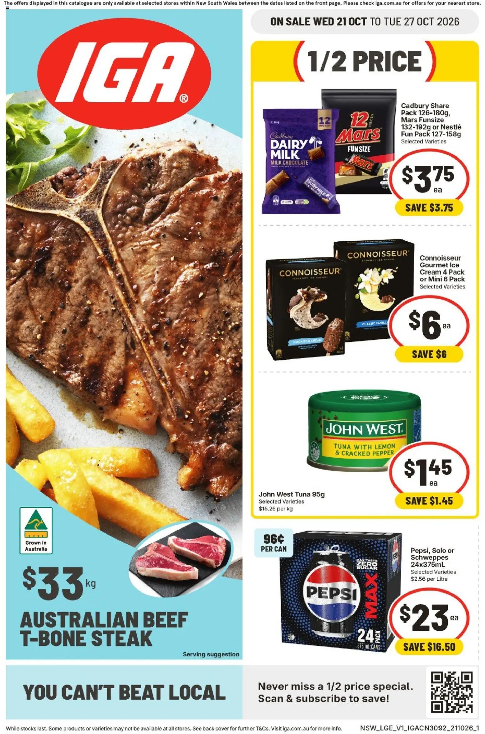 IGA catalogue NSW