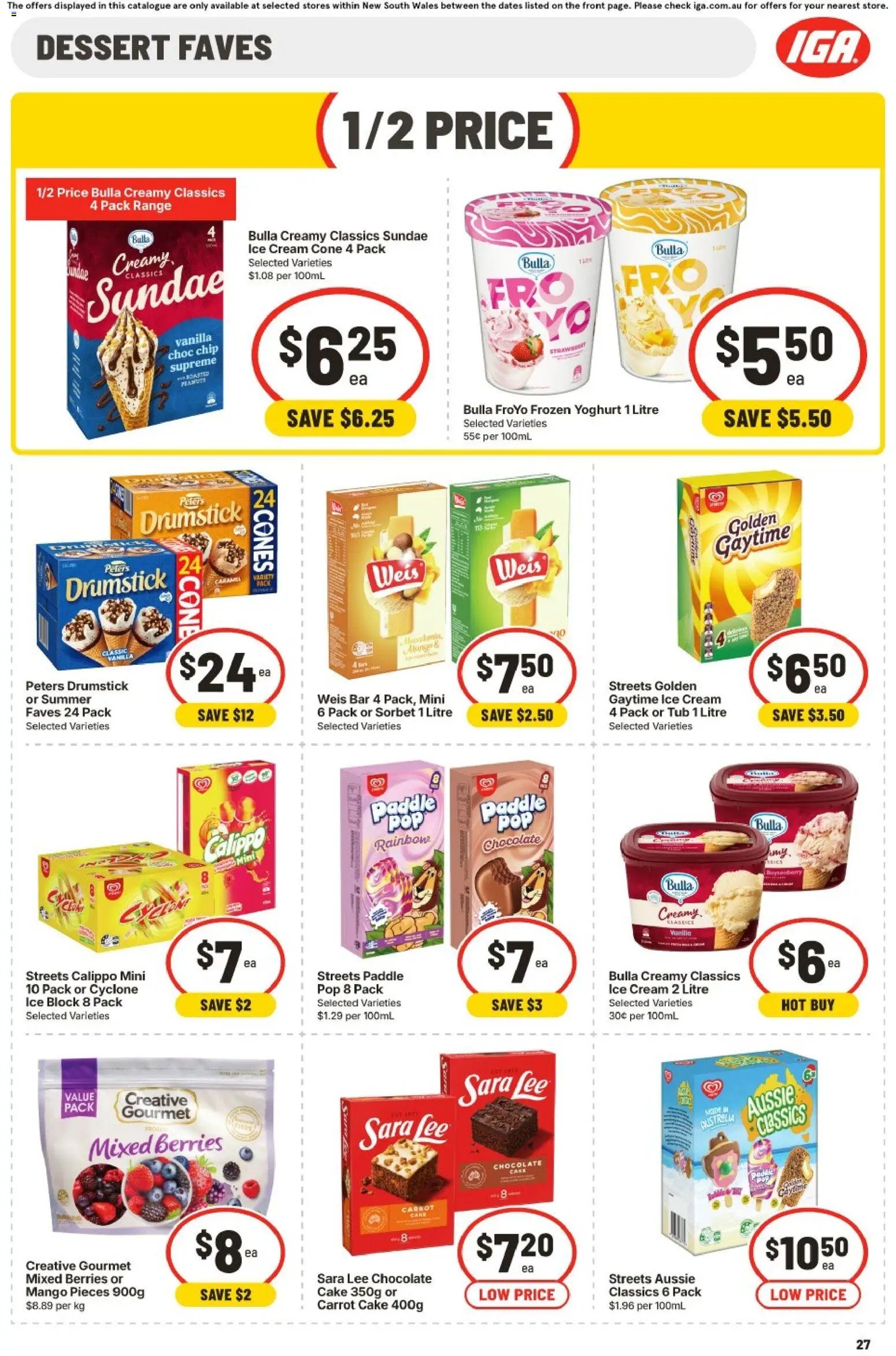 IGA catalogue NSW