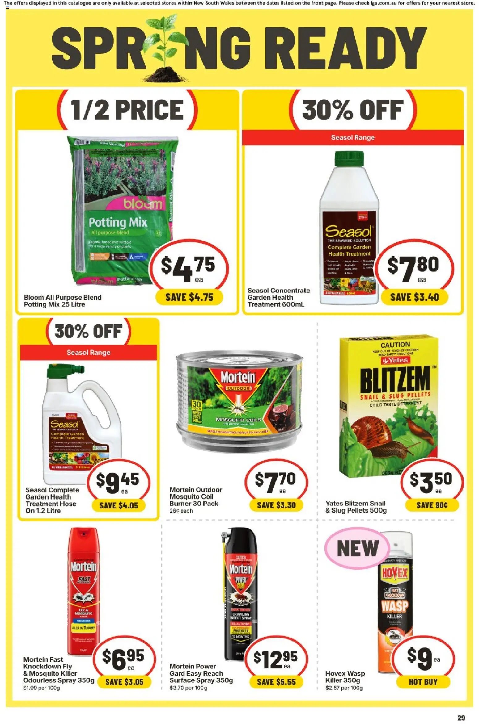 IGA catalogue NSW