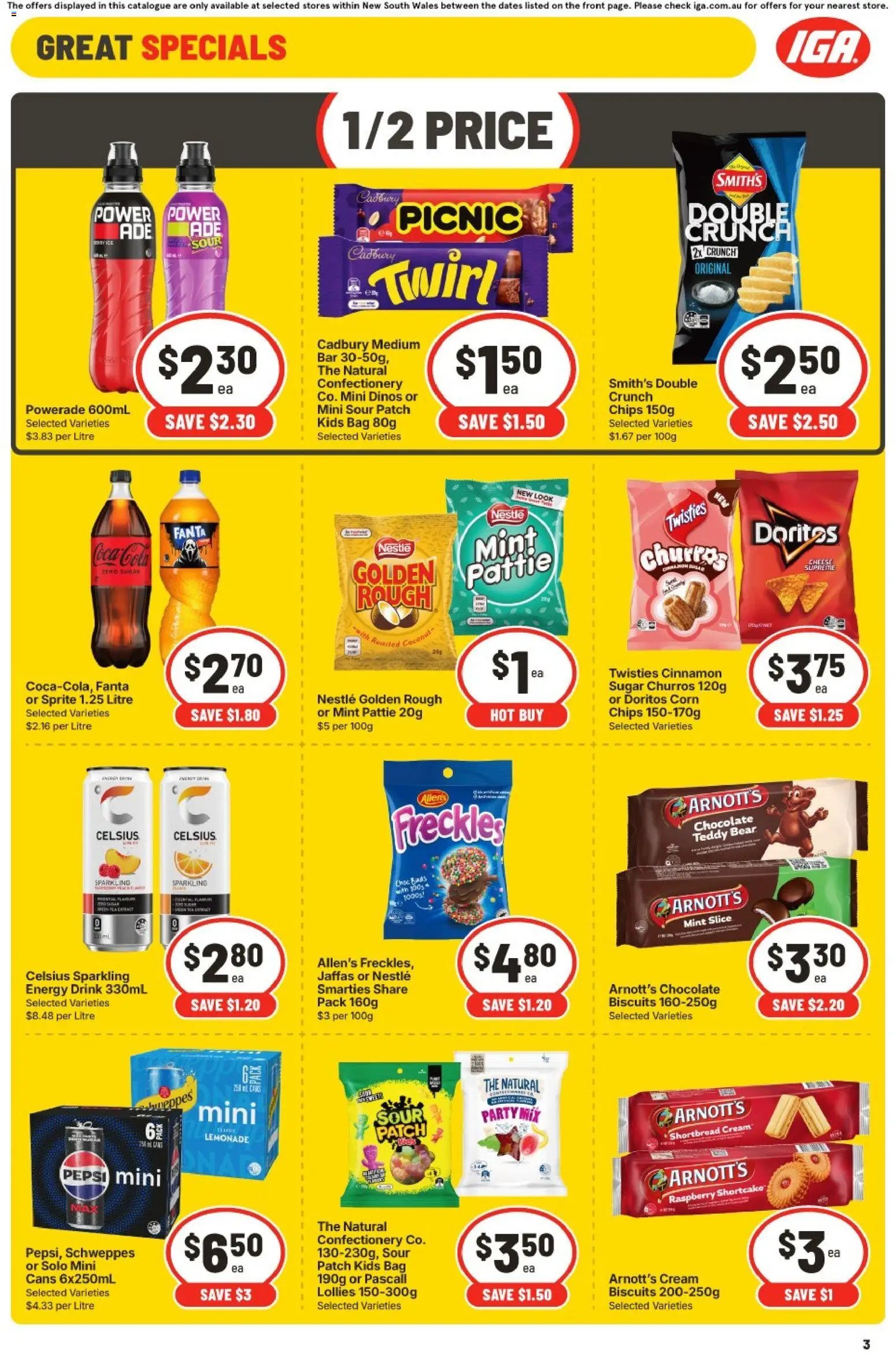 IGA catalogue NSW