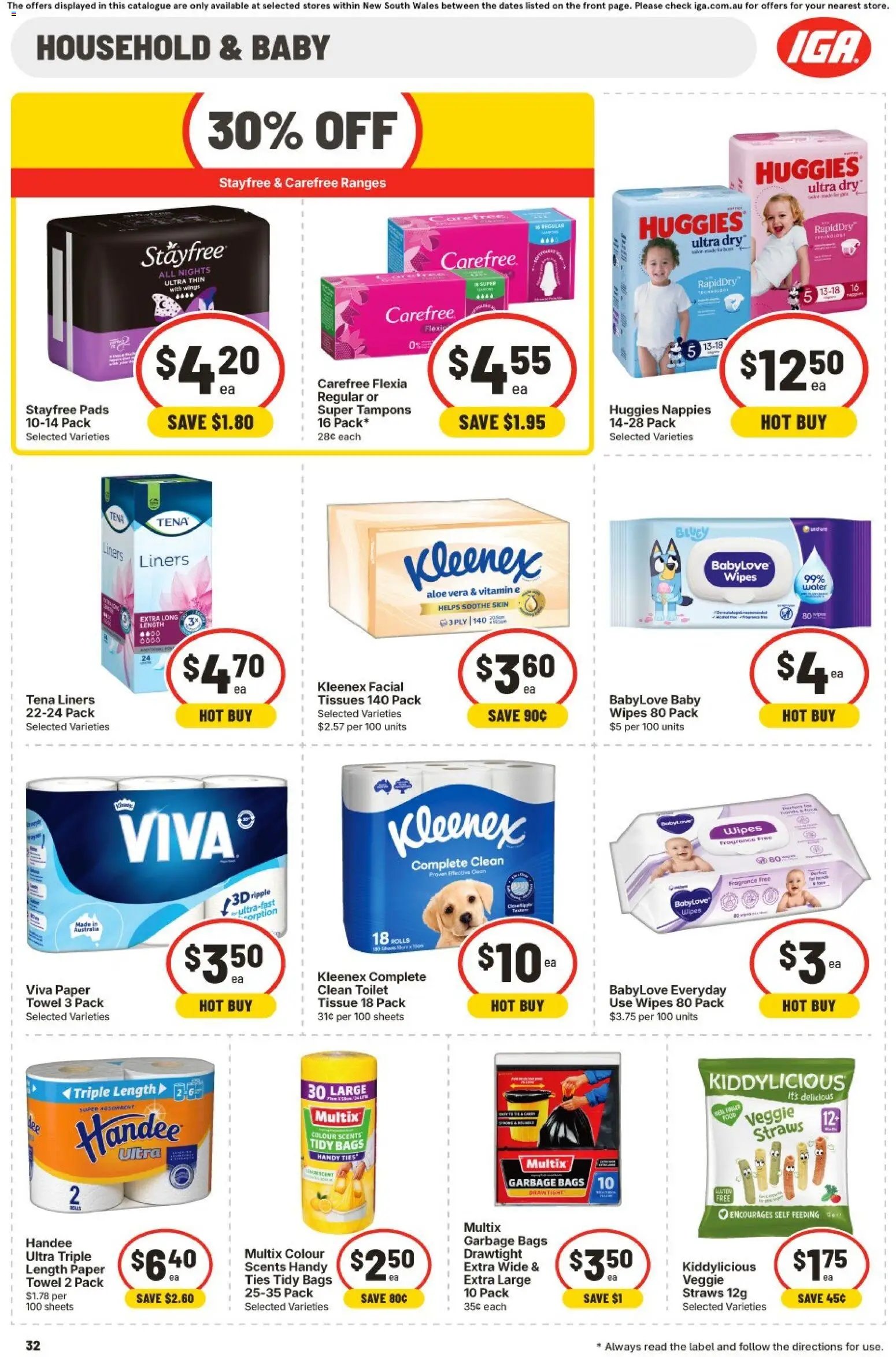 IGA catalogue NSW