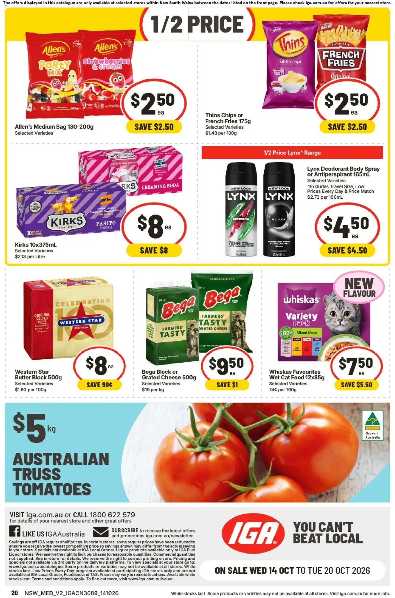 IGA catalogue NSW