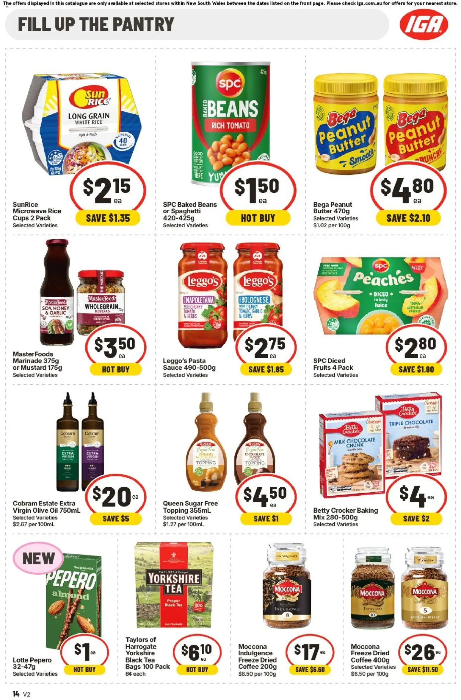 IGA catalogue NSW