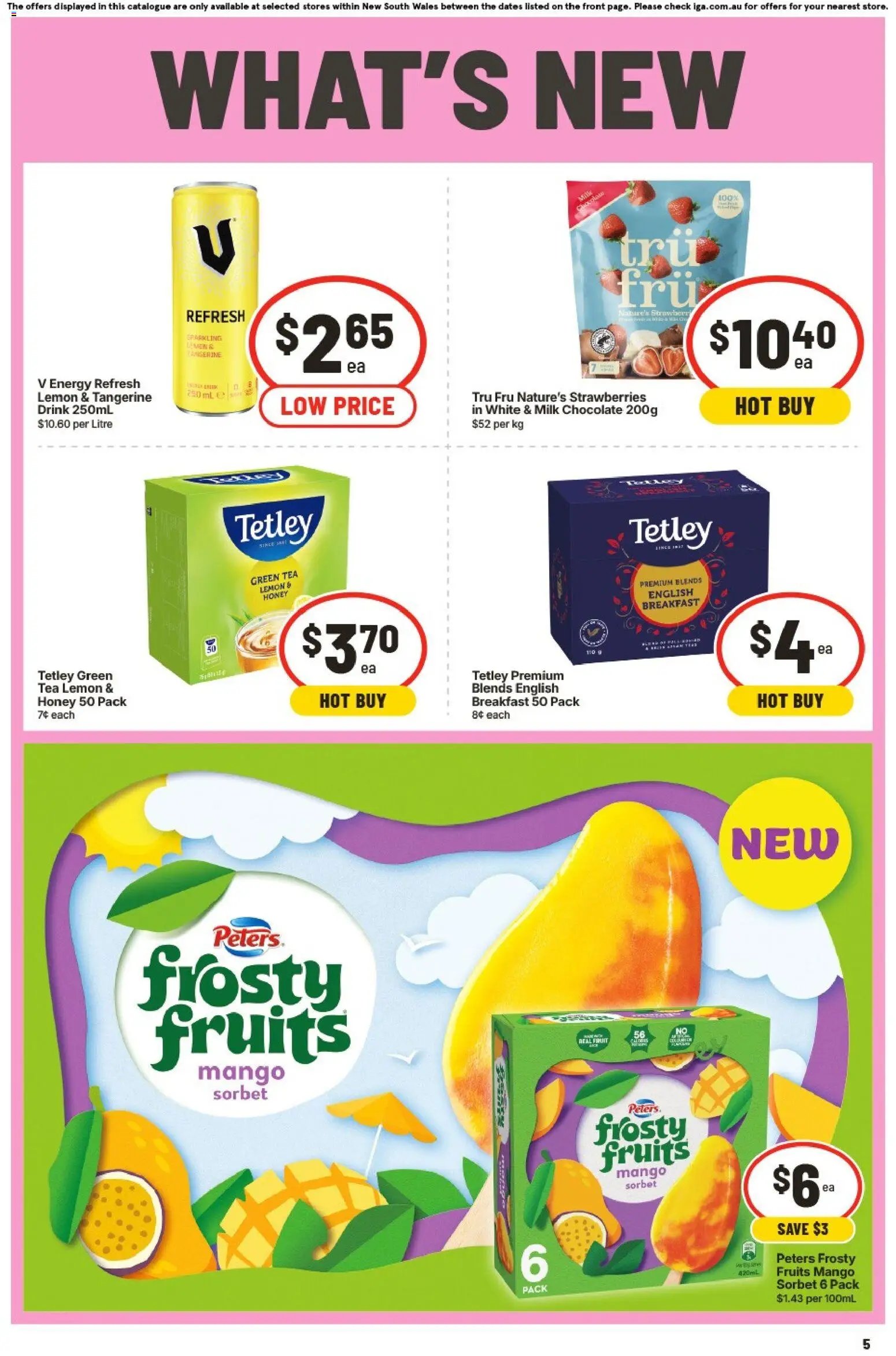 IGA catalogue NSW
