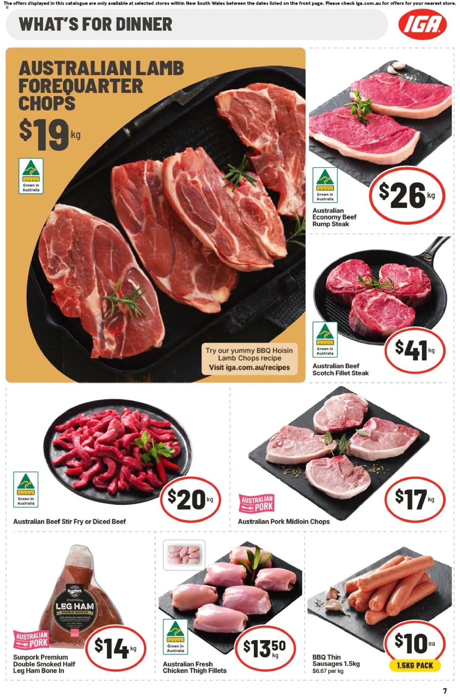 IGA catalogue NSW