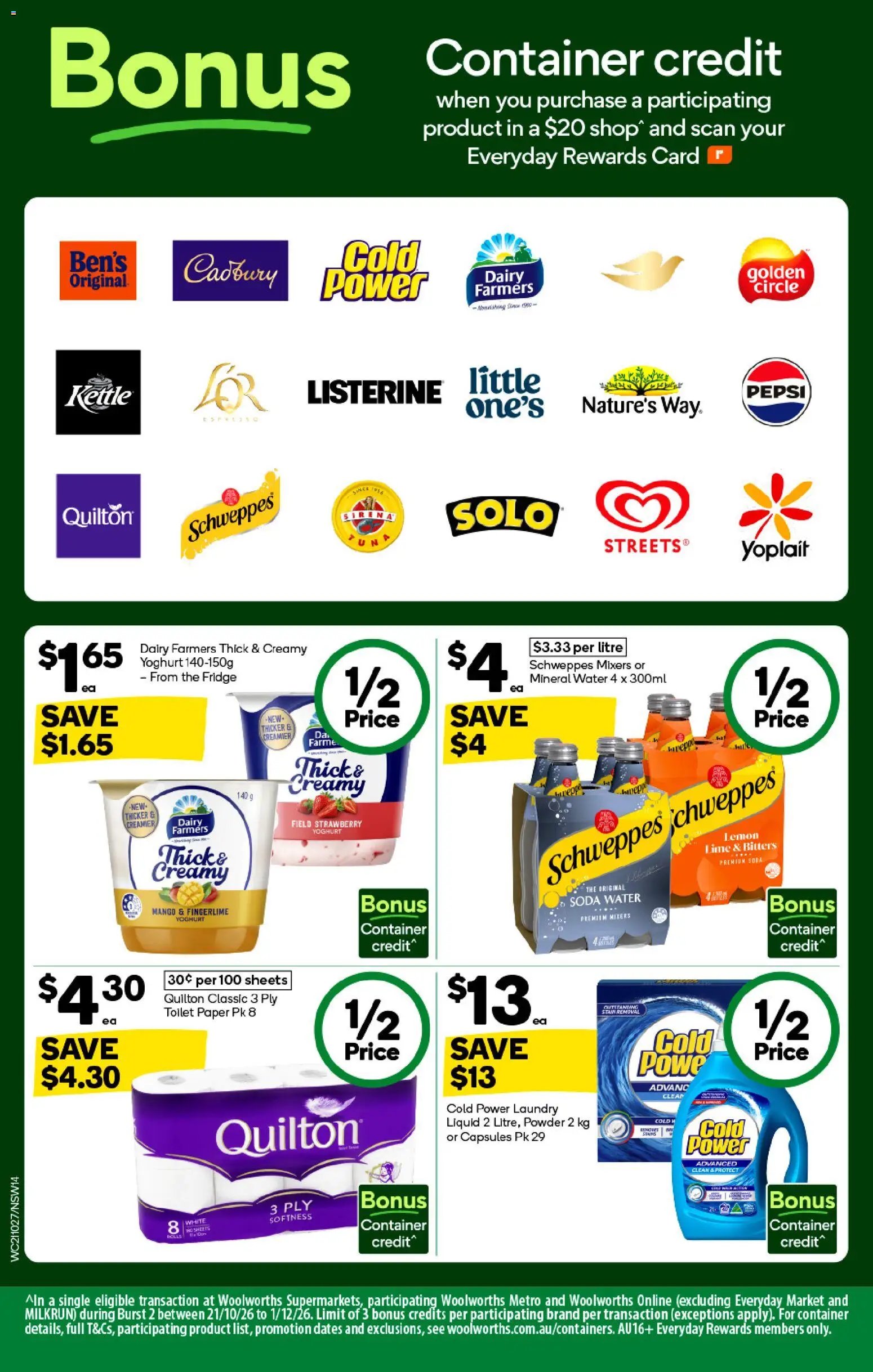 Woolworths catalogue