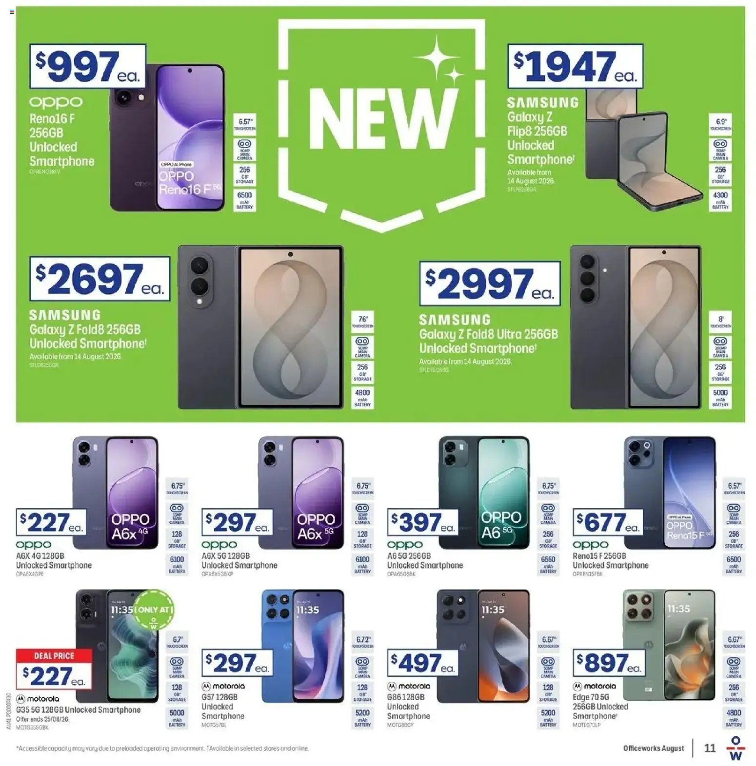 Officeworks - Beacon Deals 11/08