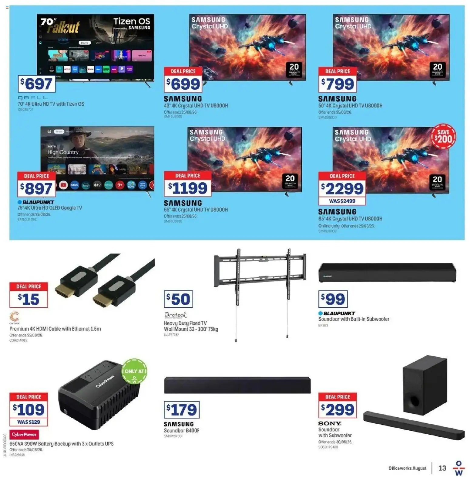 Officeworks - Beacon Deals 11/08