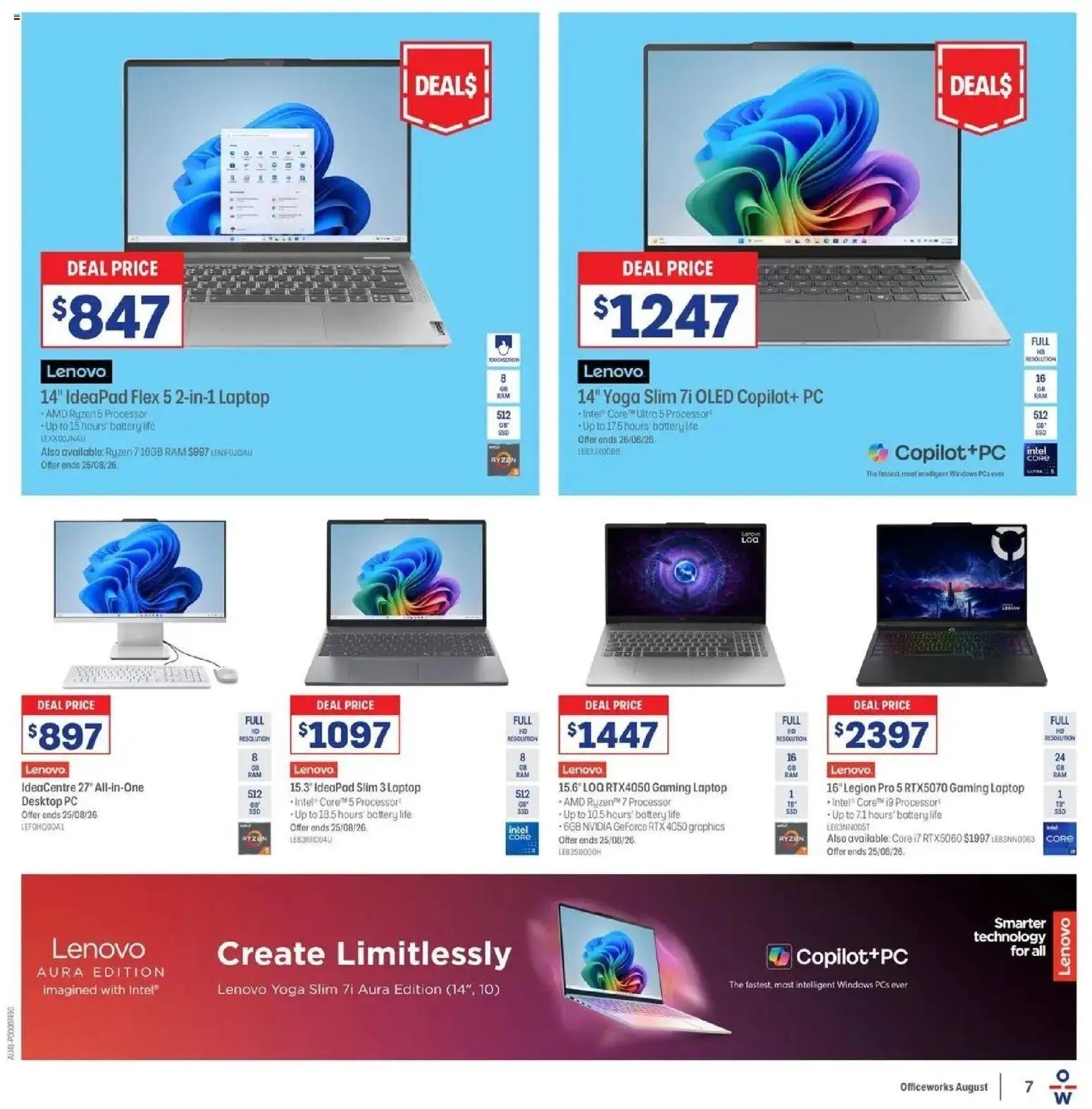 Officeworks - Beacon Deals 11/08