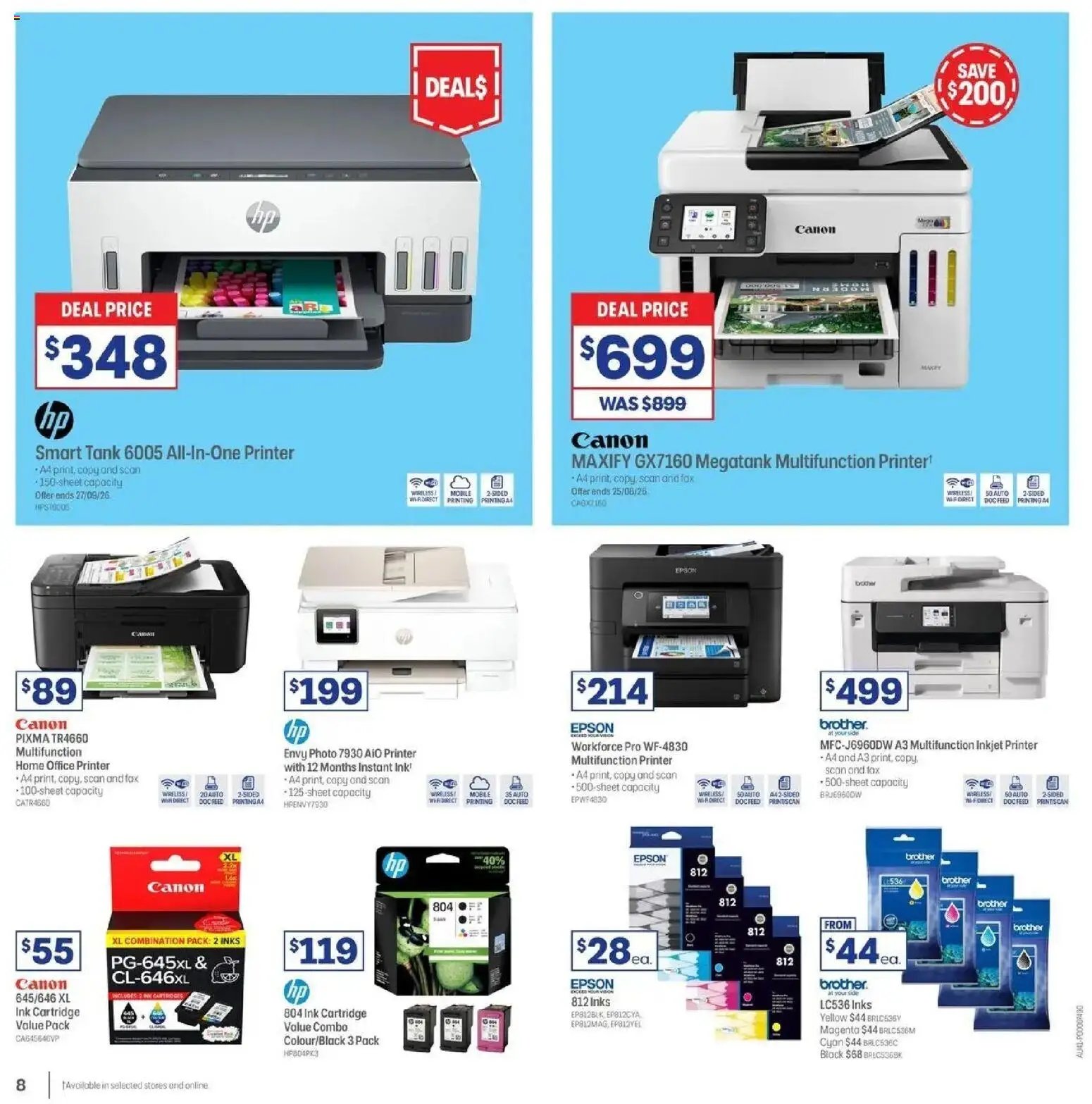 Officeworks - Beacon Deals 11/08