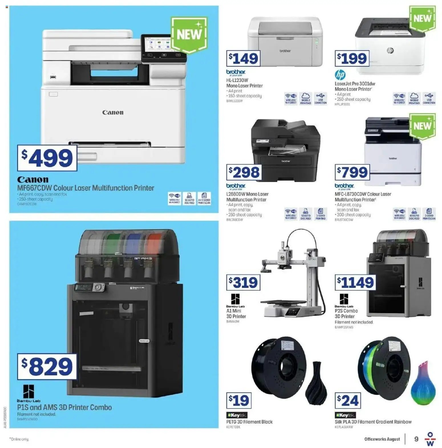 Officeworks - Beacon Deals 11/08
