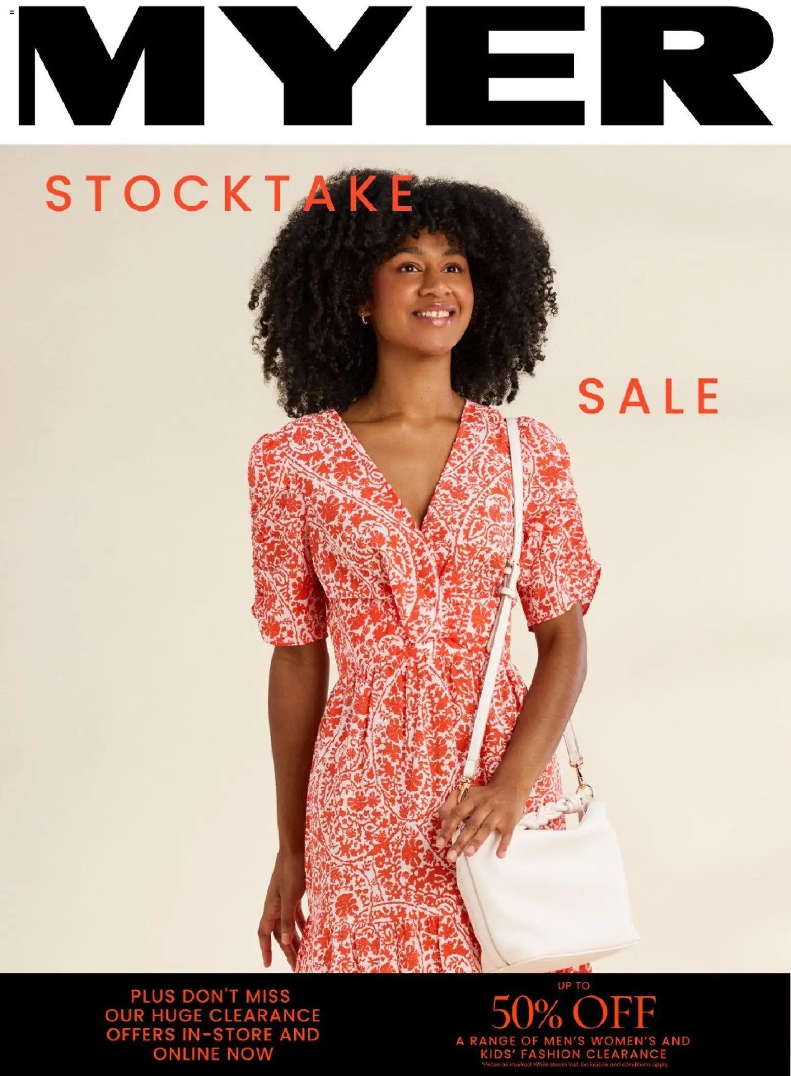 Myer - Stocktake Sale (2026-01-05 - 2026-01-26) | 1