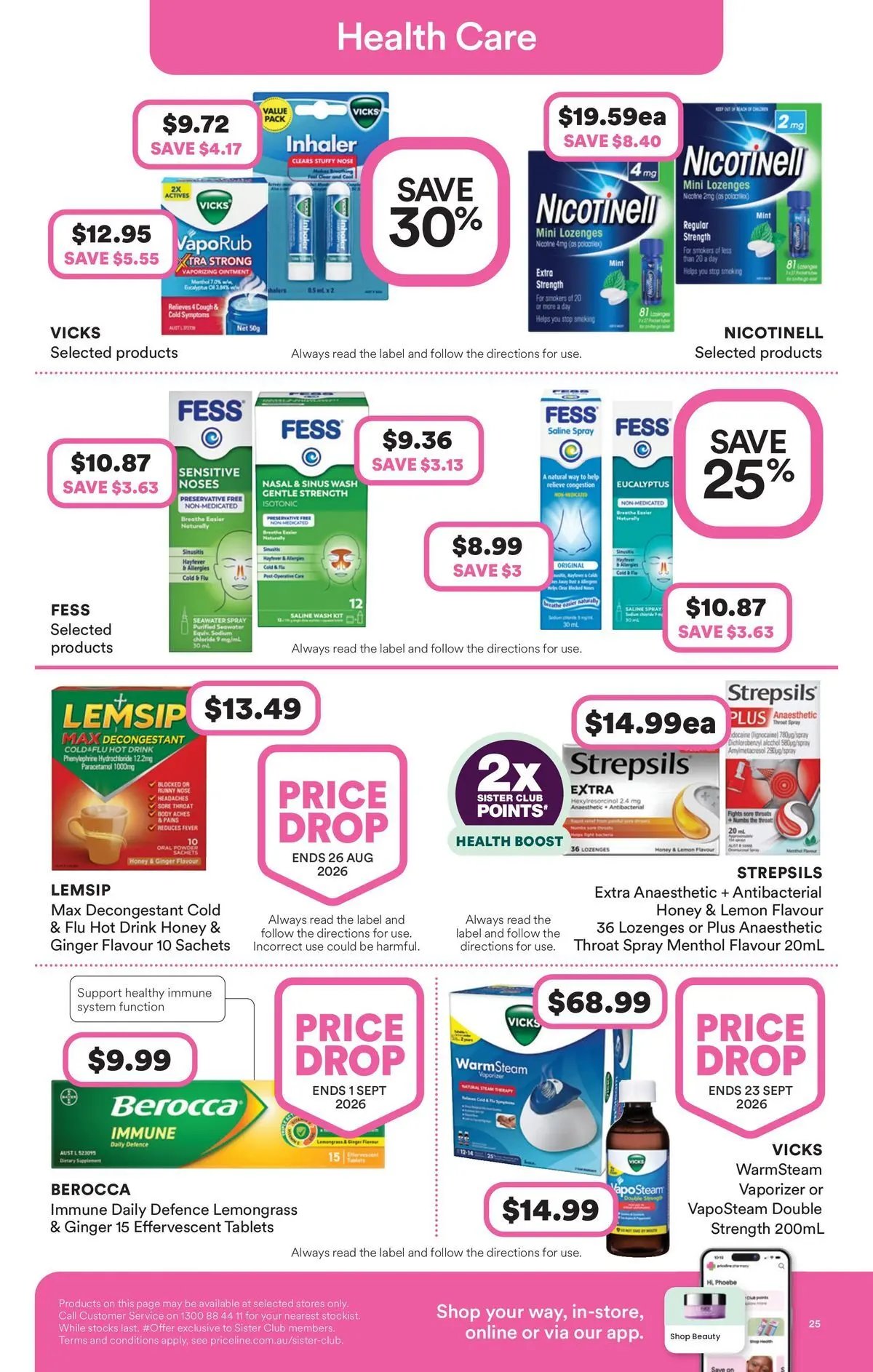 Priceline Pharmacy catalogue Alice Springs