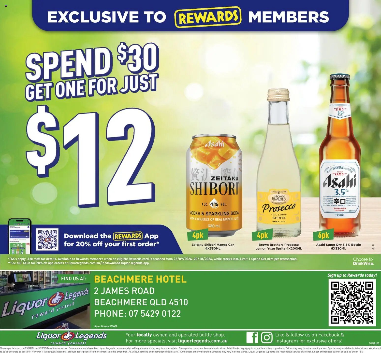 Liquor Legends catalogue Beachmere