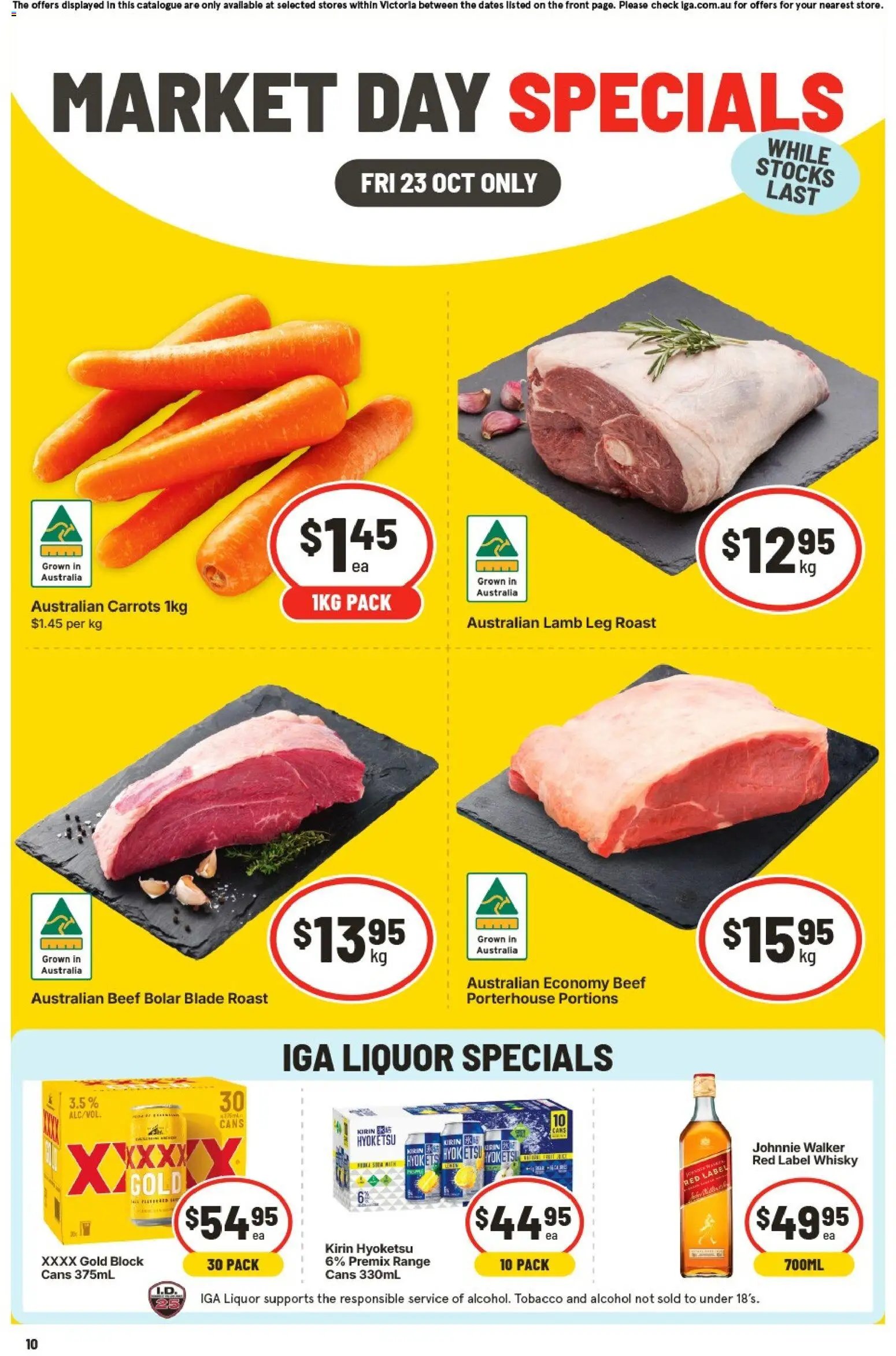 IGA Market Day Specials VIC