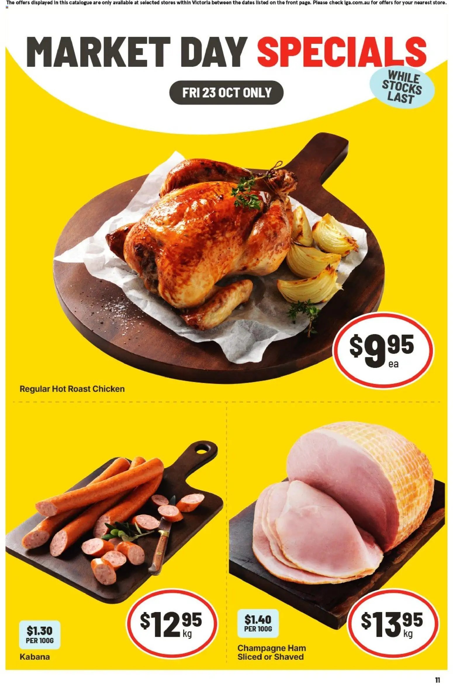 IGA Market Day Specials VIC
