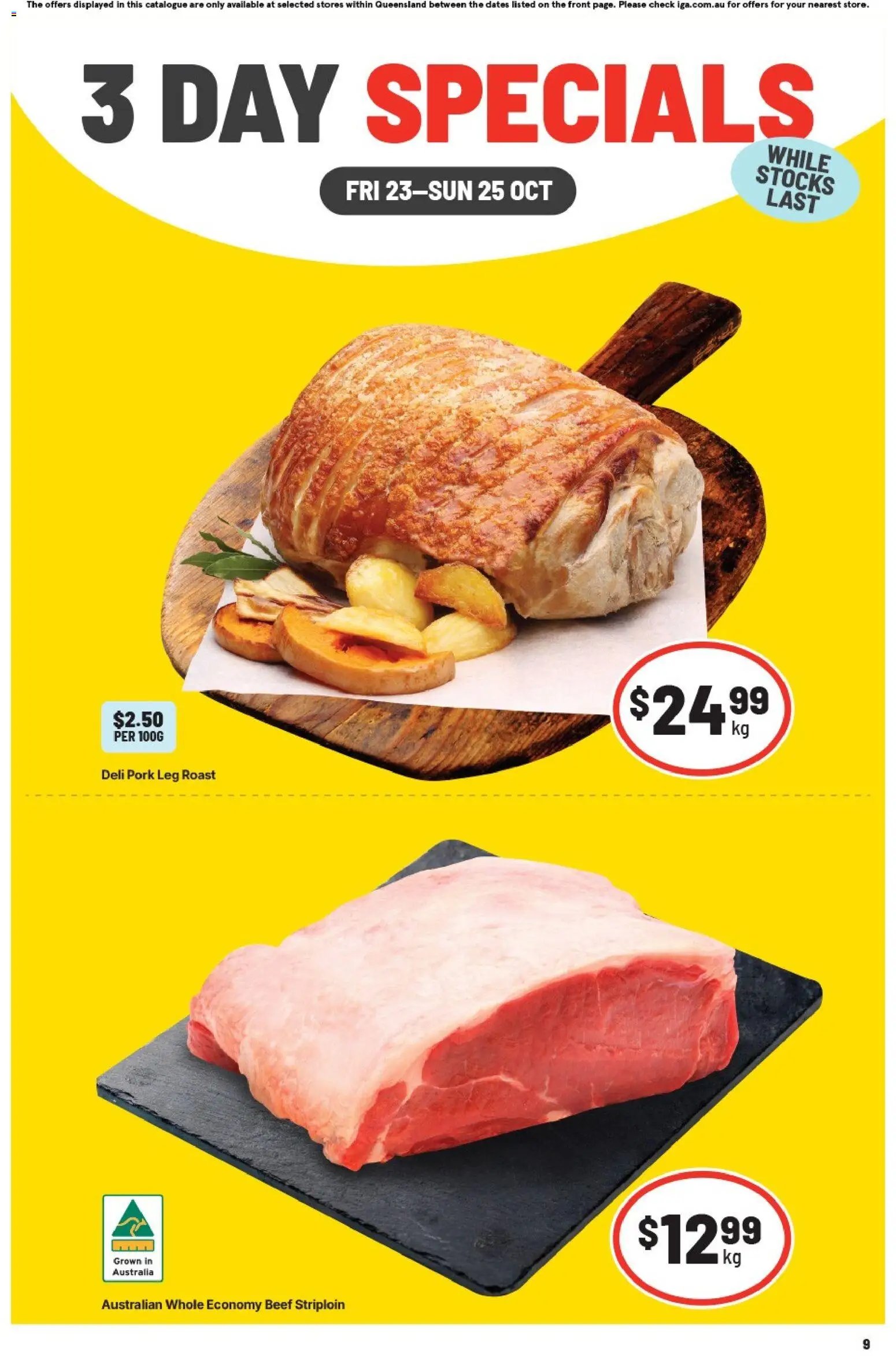 IGA QLD 3 Day Specials