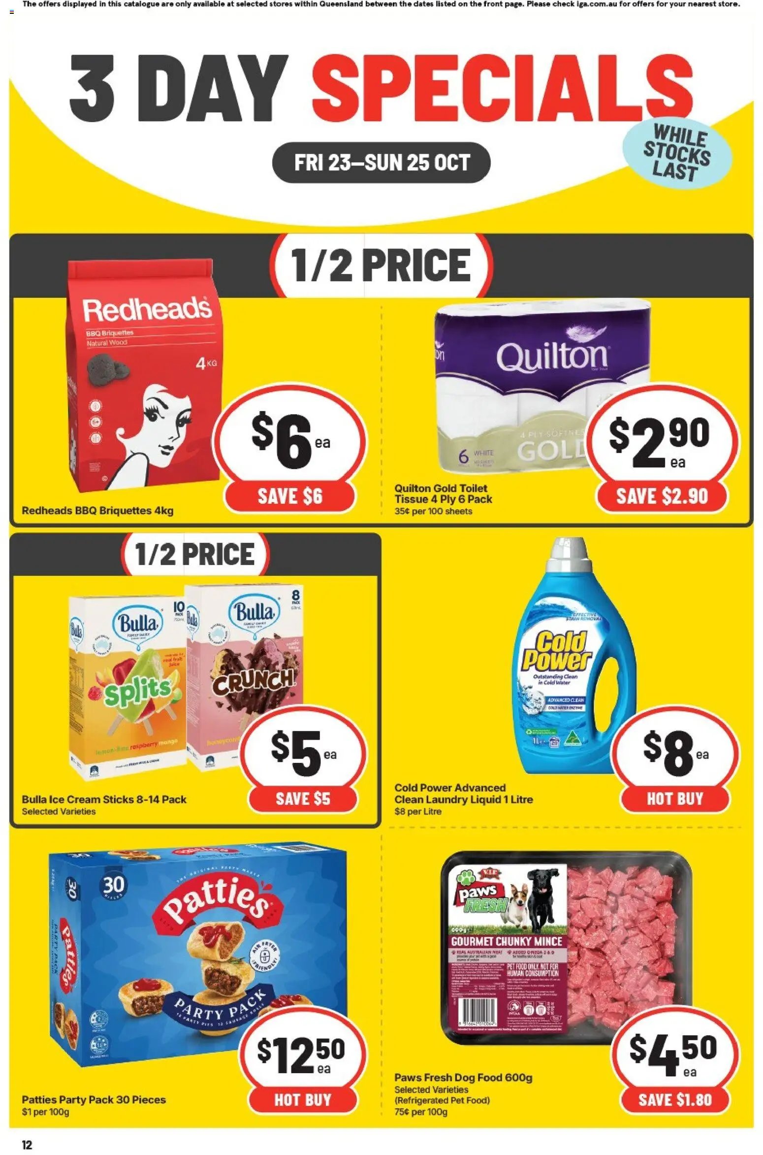IGA QLD 3 Day Specials