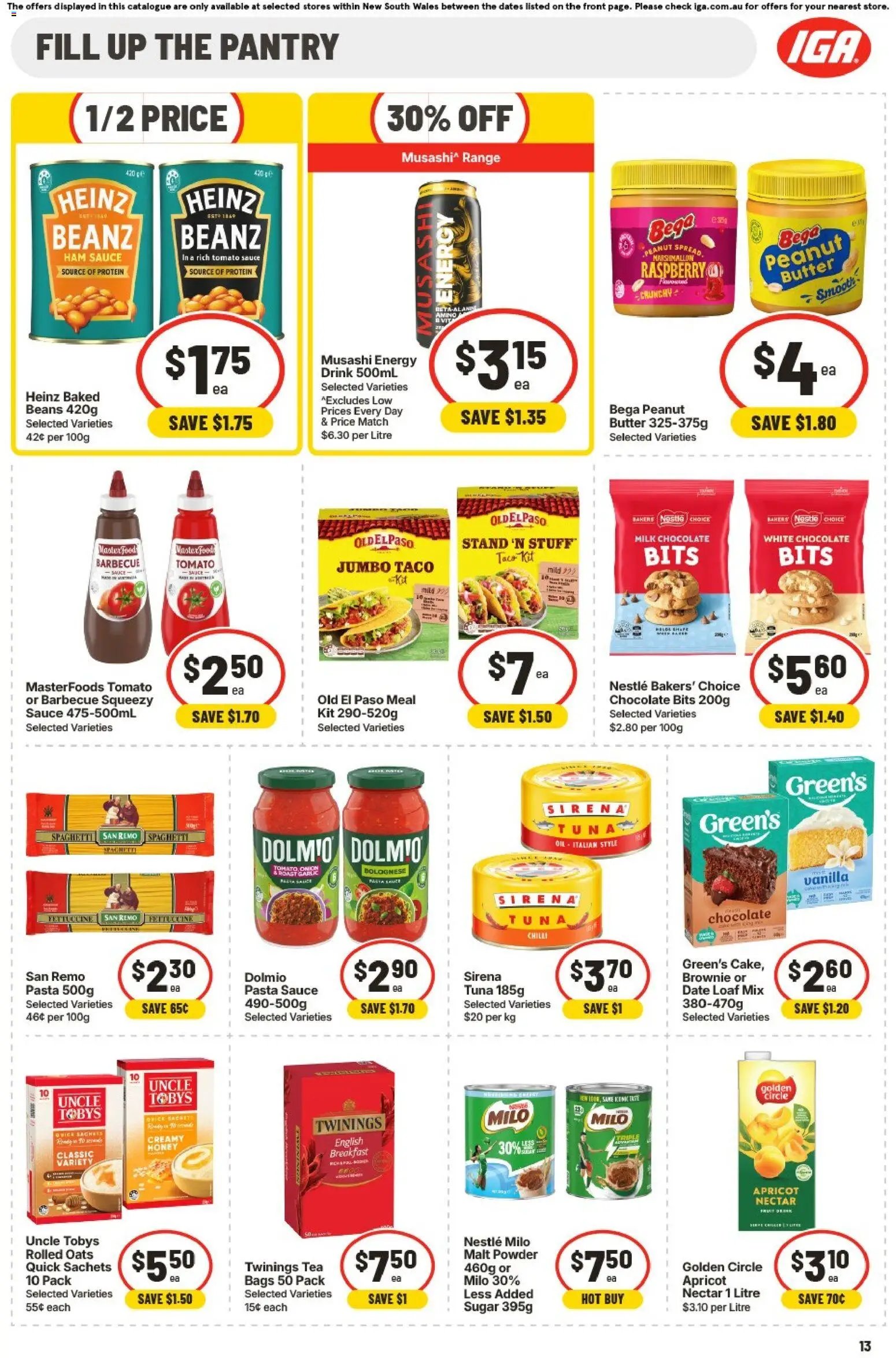 IGA  ACT catalogue