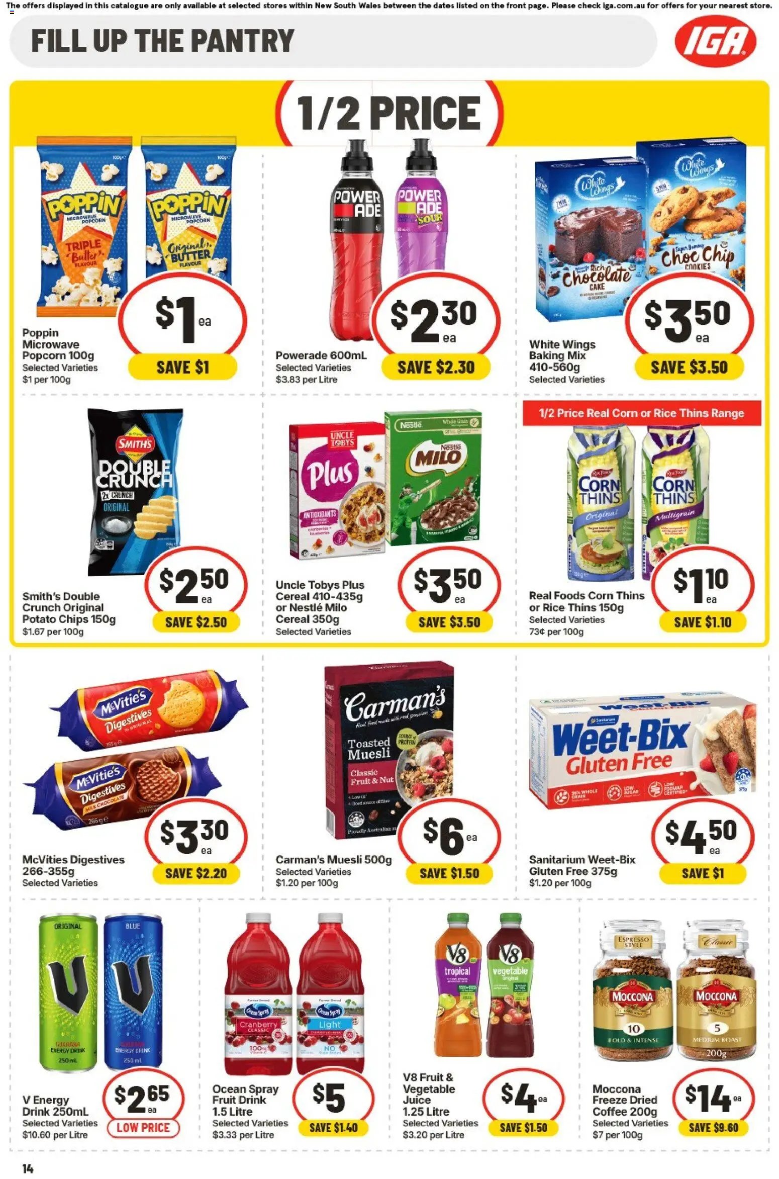 IGA  ACT catalogue