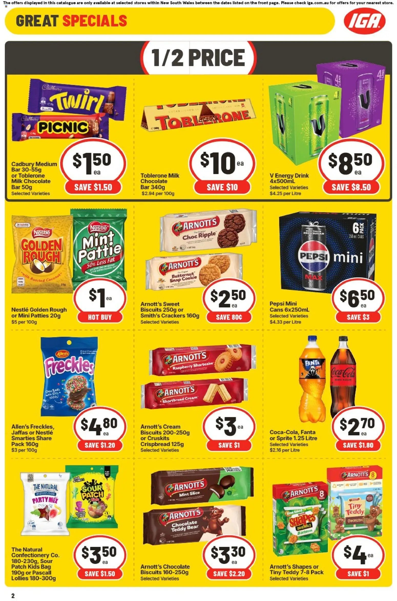 IGA  ACT catalogue