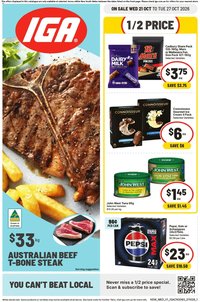 IGA  ACT catalogue