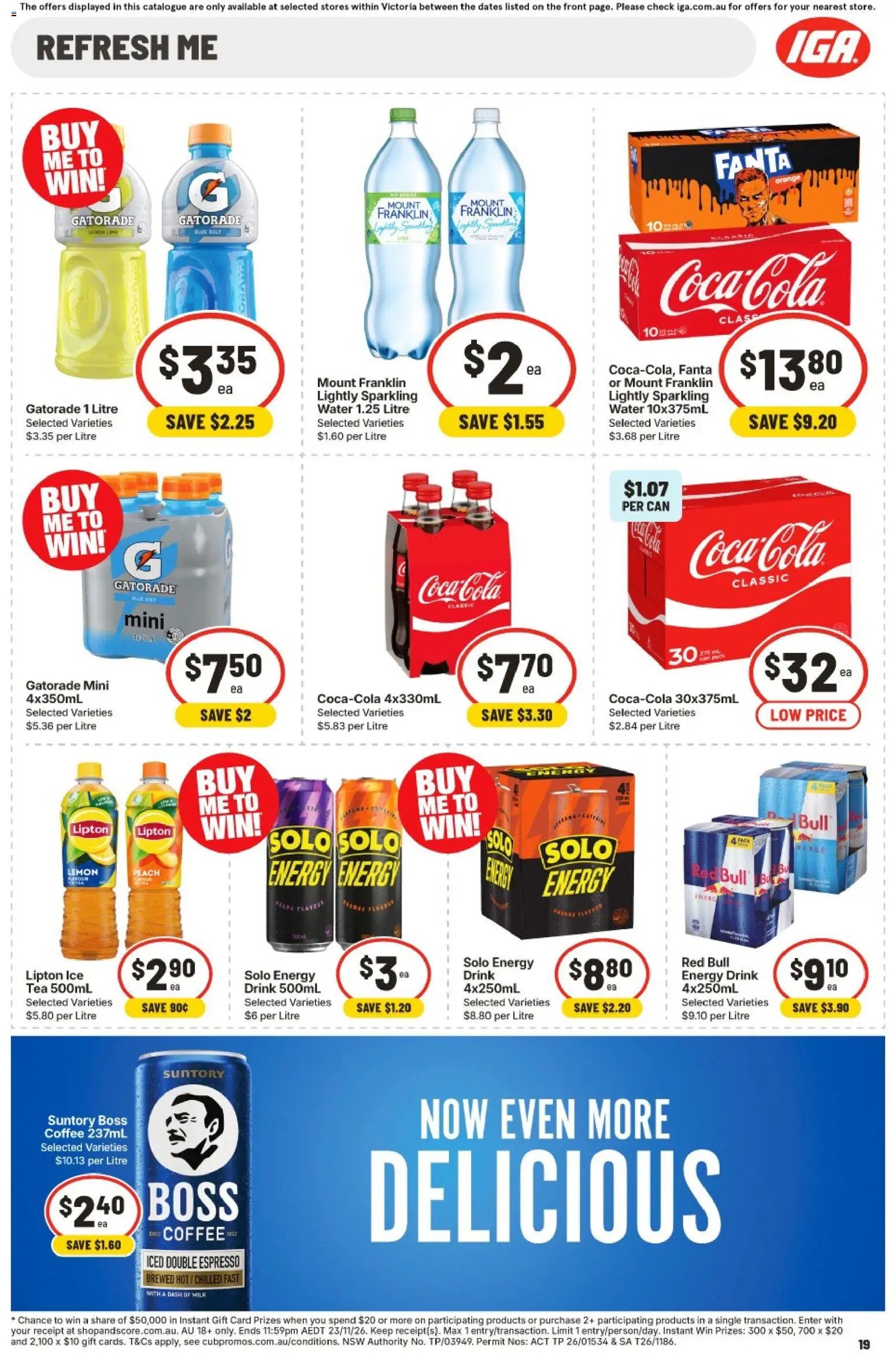 IGA catalogue