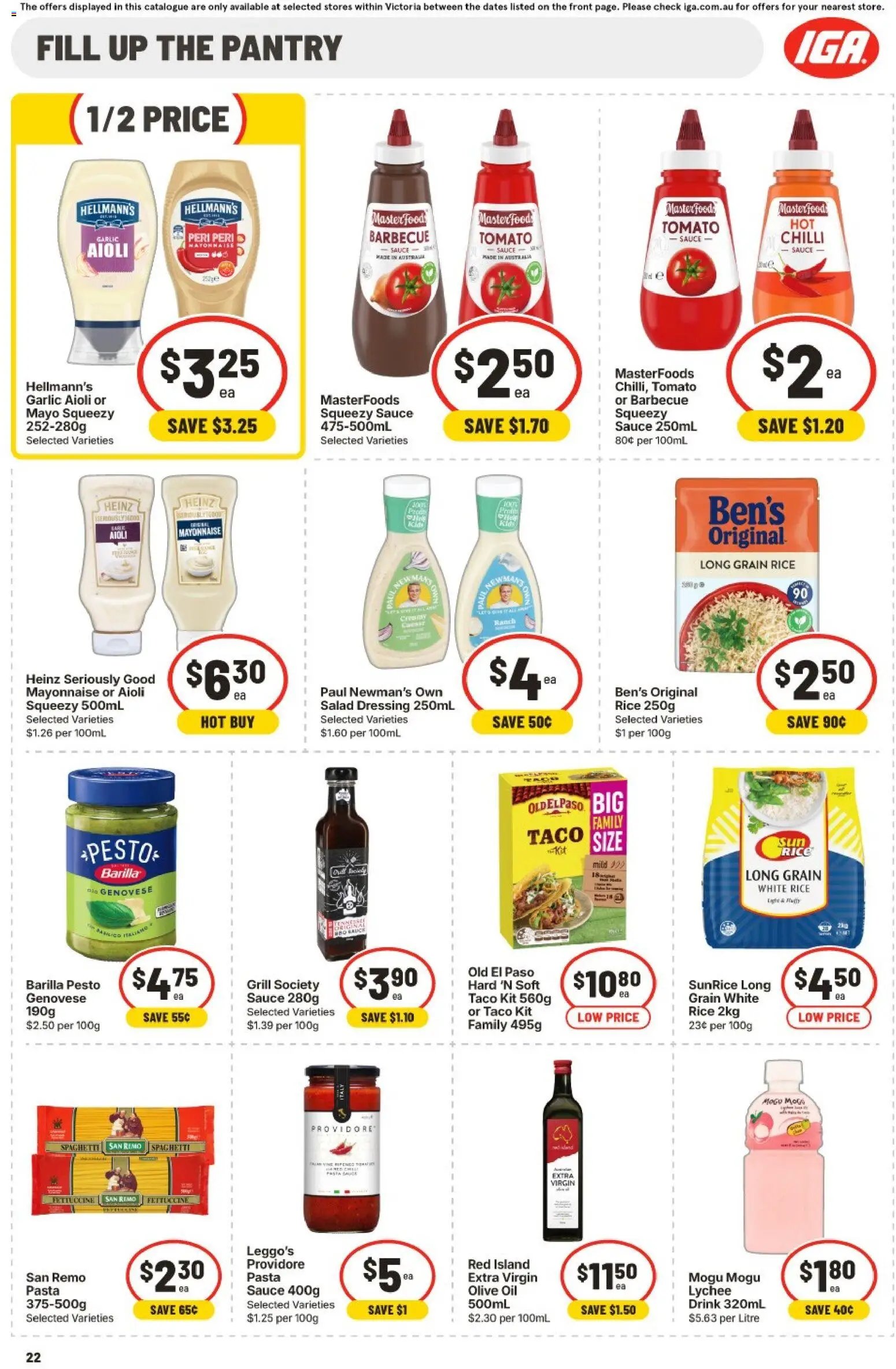IGA catalogue