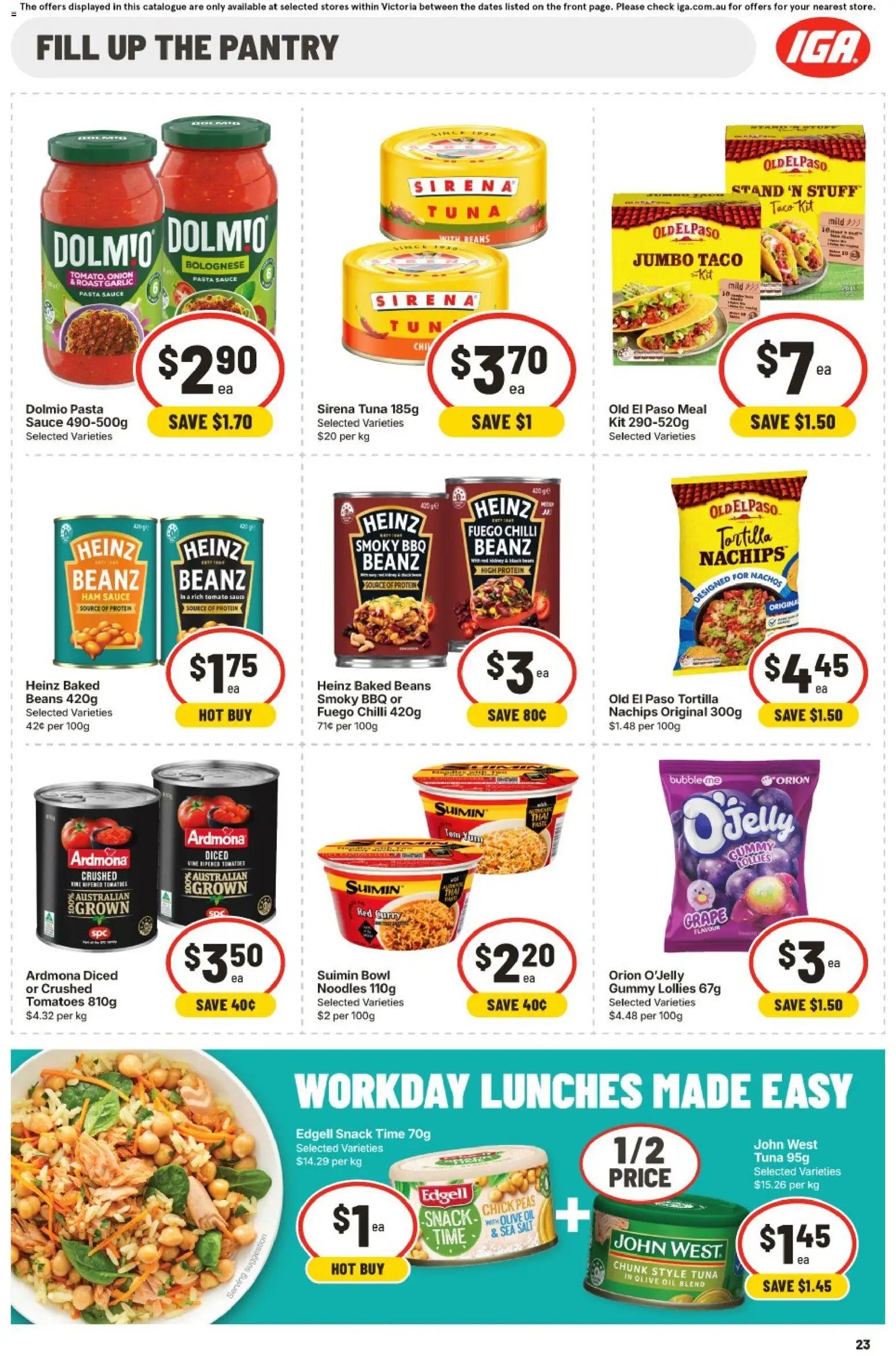 IGA catalogue