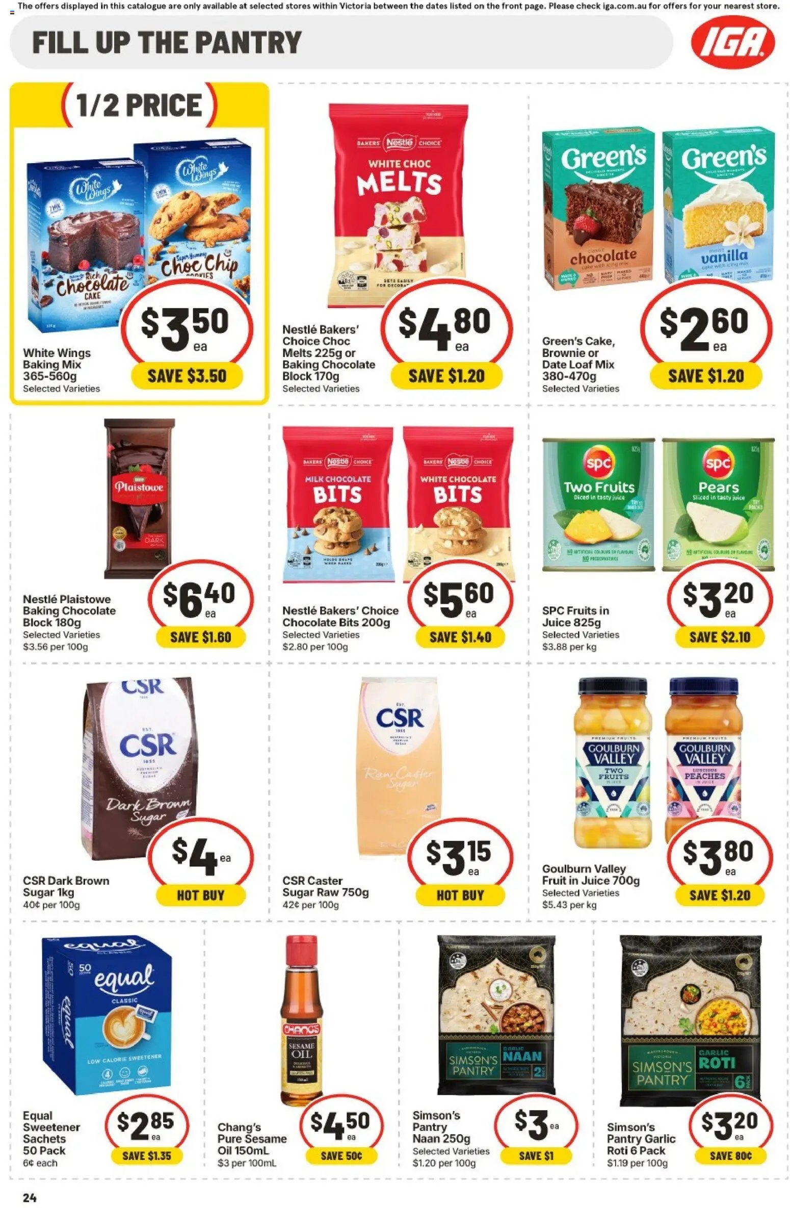 IGA catalogue