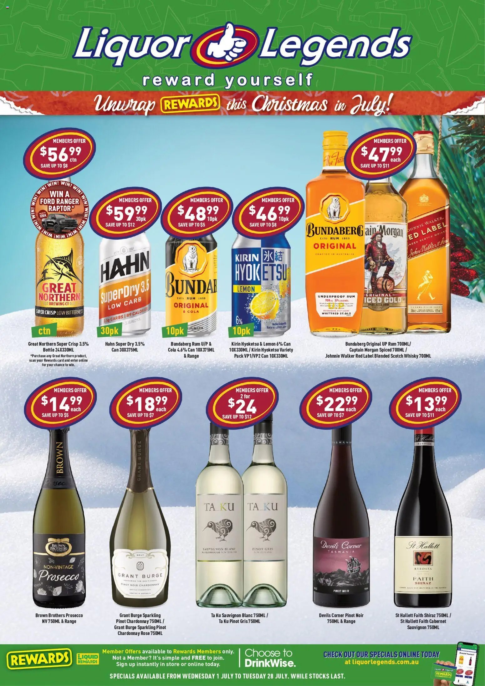 Liquor Legends catalogue Redbank