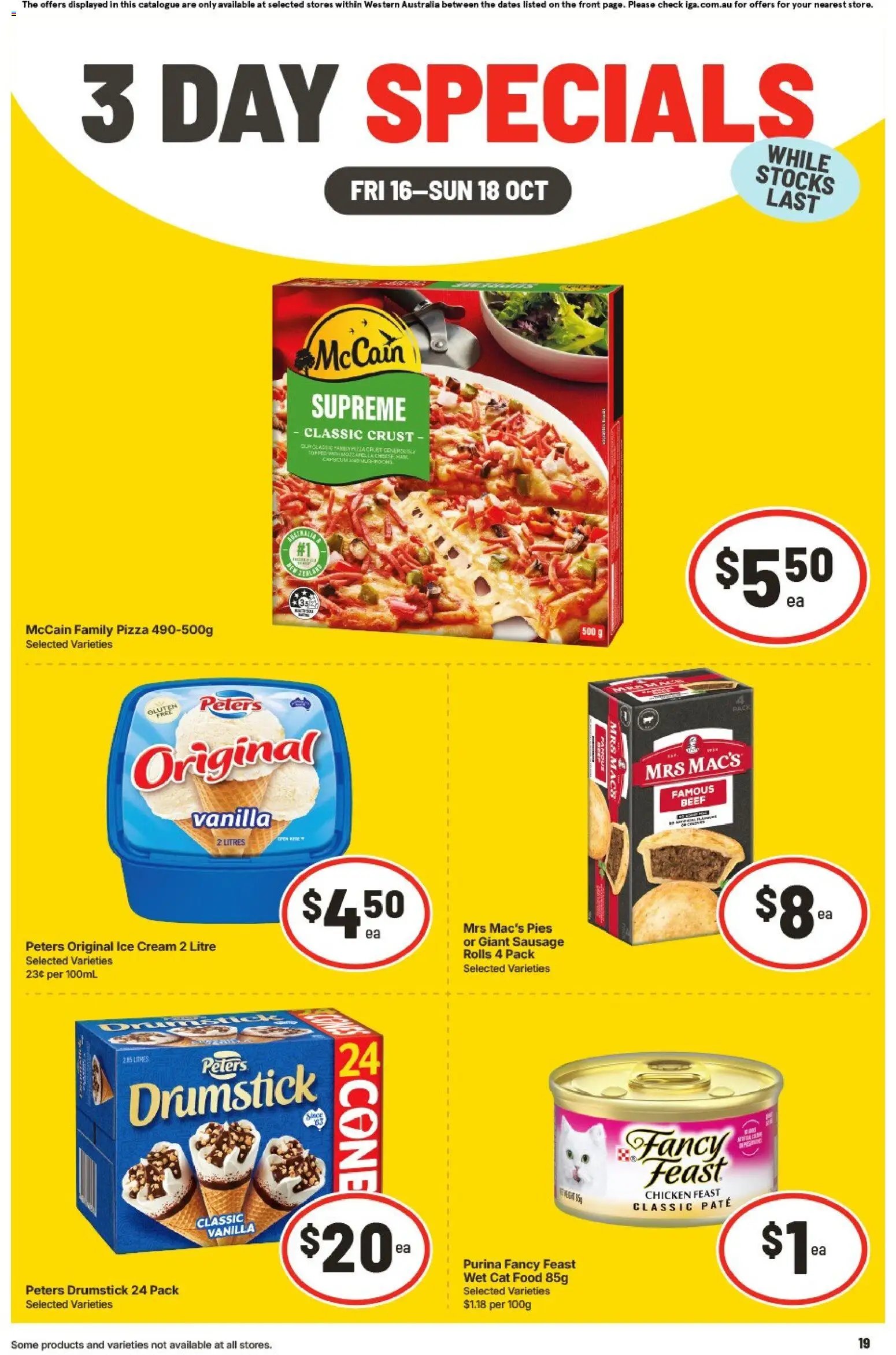 IGA WA 3 Day Specials