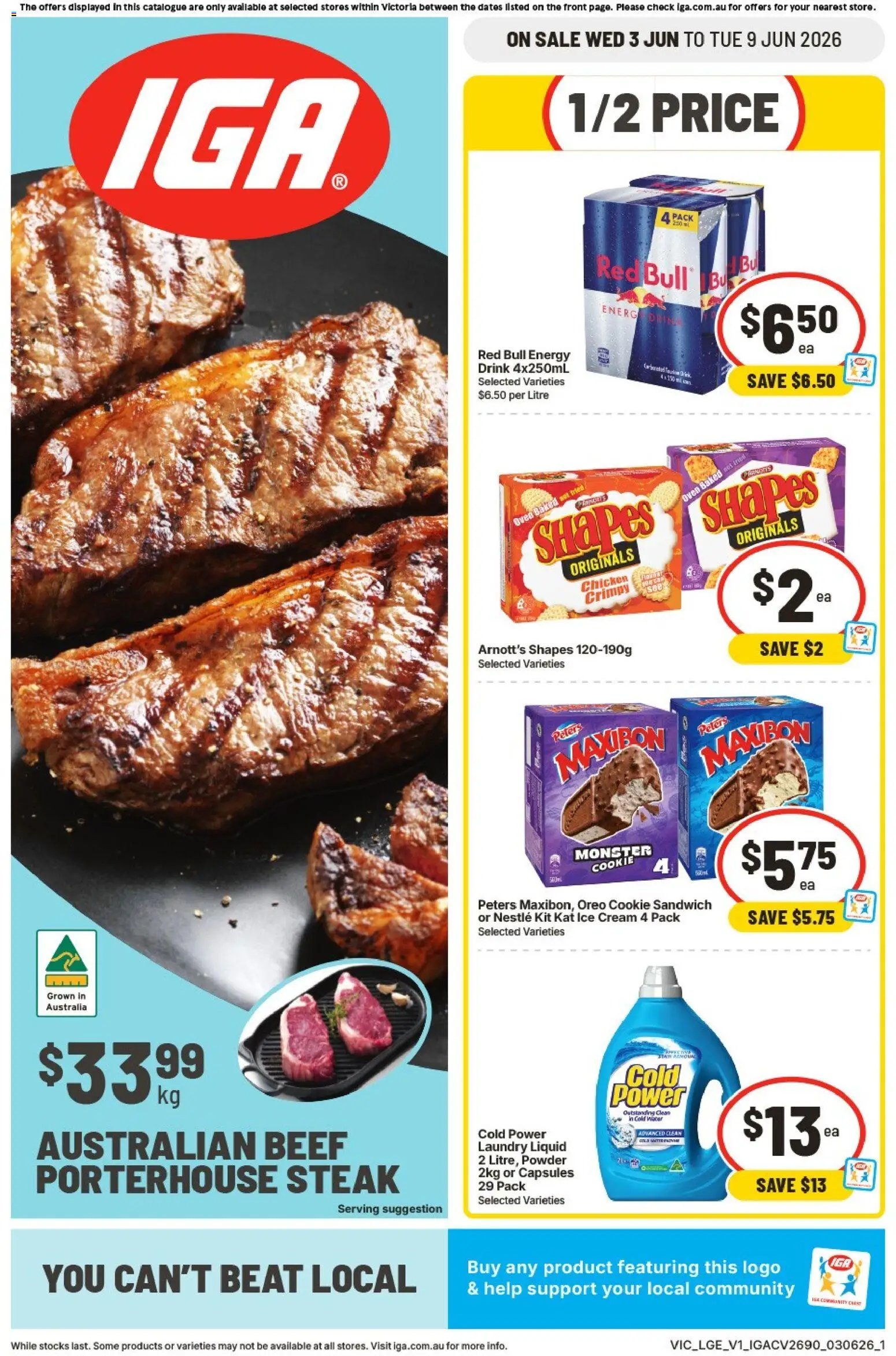 IGA catalogue VIC